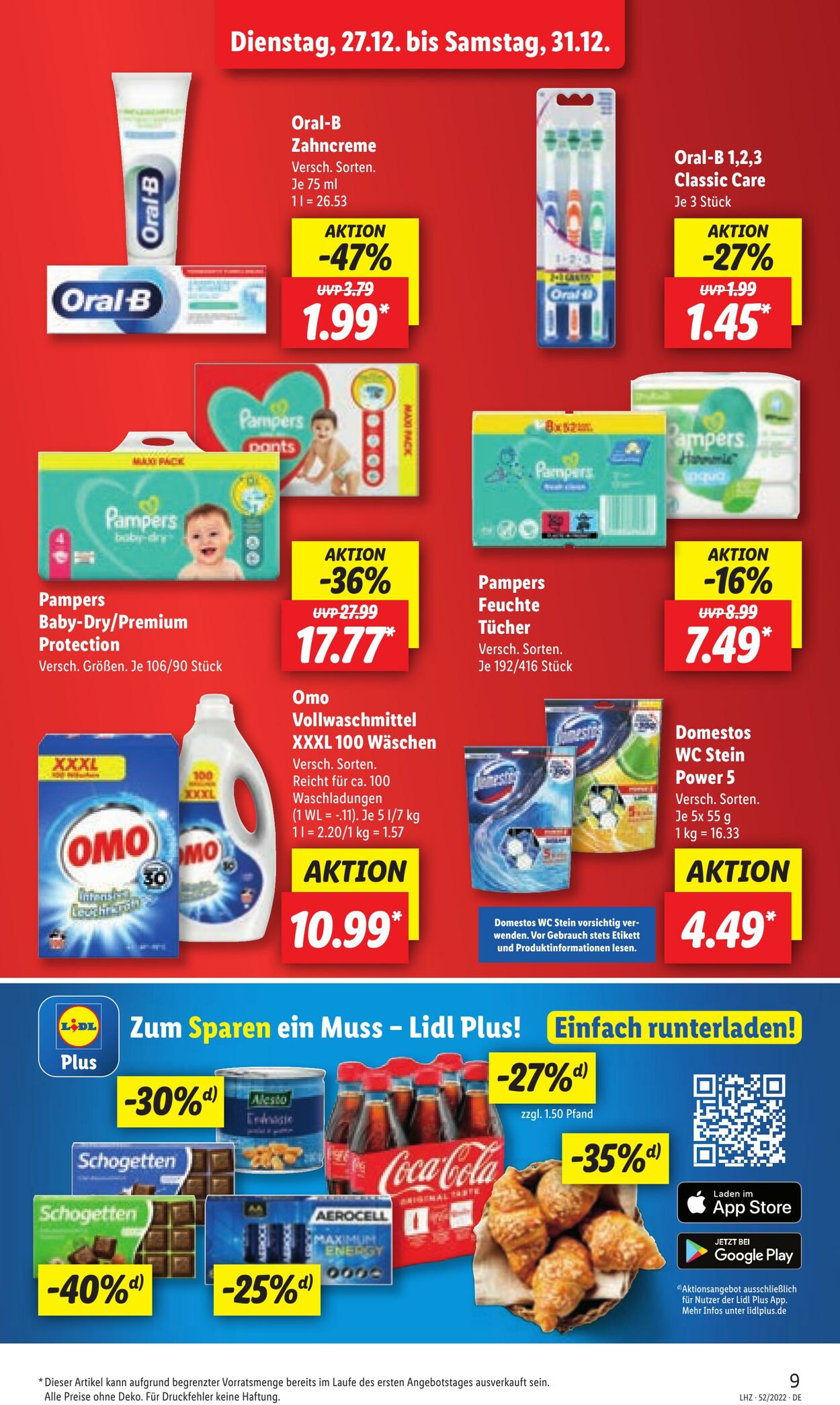 Prospekt Lidl 27.12.2022 - 31.12.2022