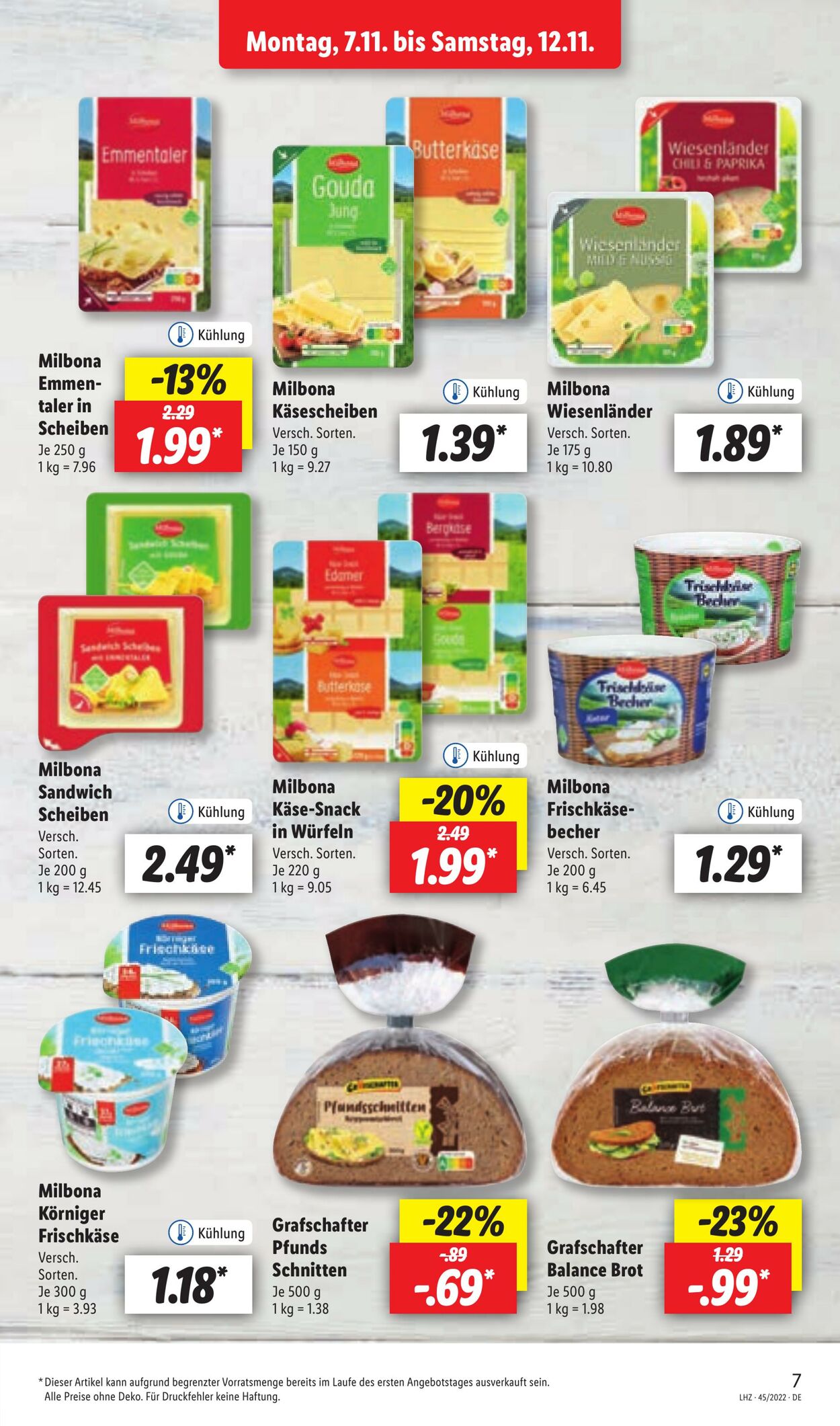 Prospekt Lidl 07.11.2022 - 12.11.2022