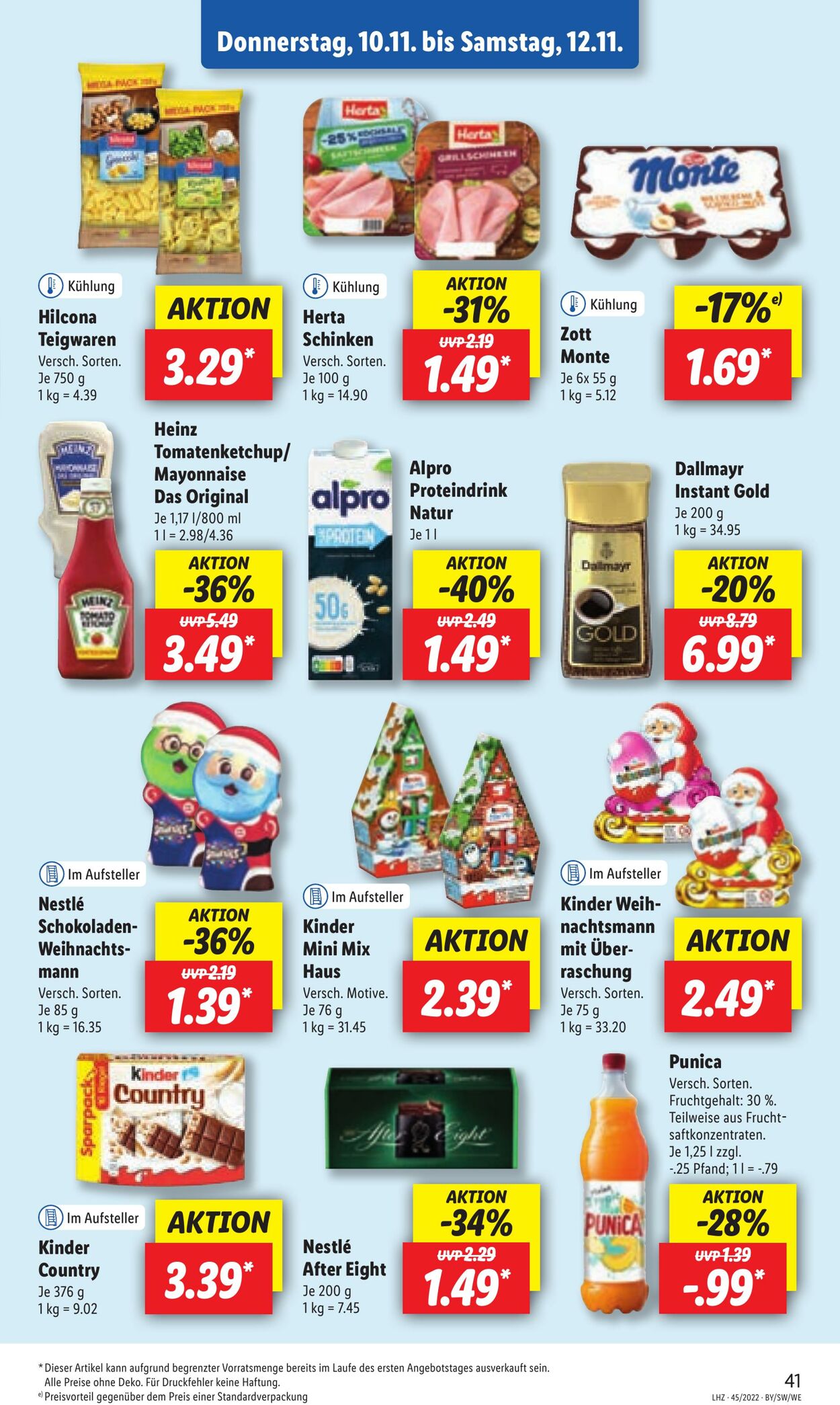 Prospekt Lidl 07.11.2022 - 12.11.2022