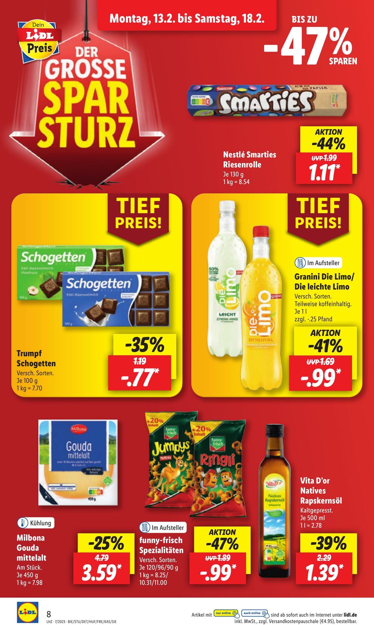 Prospekt Lidl 13.02.2023 - 18.02.2023