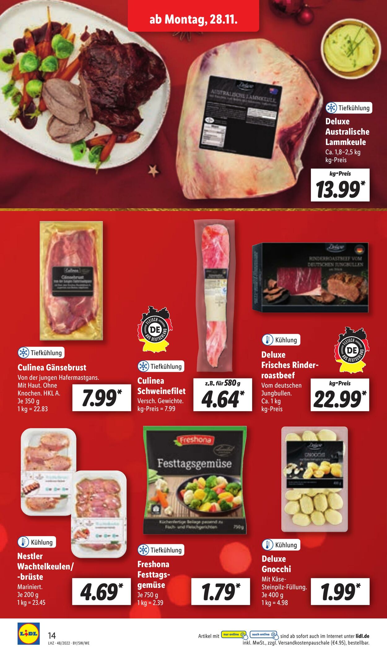 Prospekt Lidl 28.11.2022 - 03.12.2022