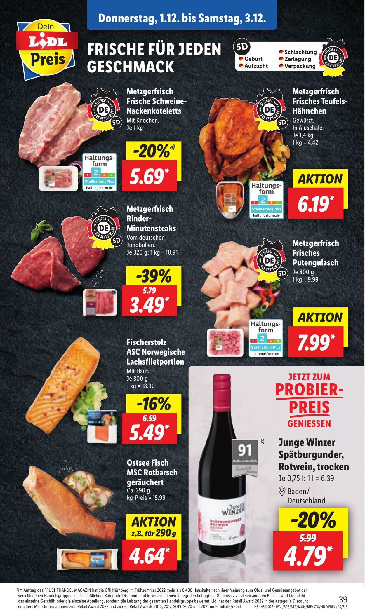 Prospekt Lidl 28.11.2022 - 03.12.2022