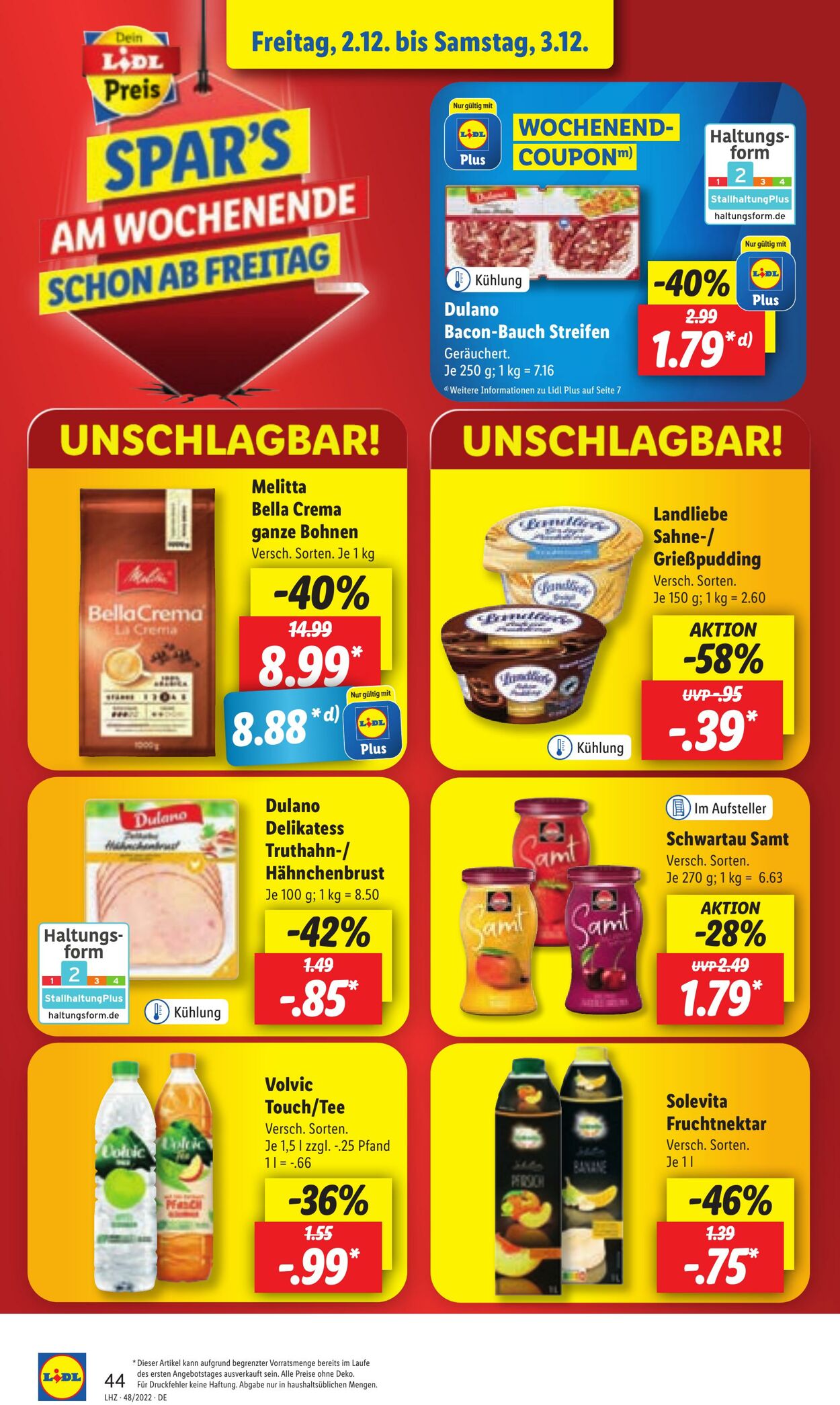 Prospekt Lidl 28.11.2022 - 03.12.2022