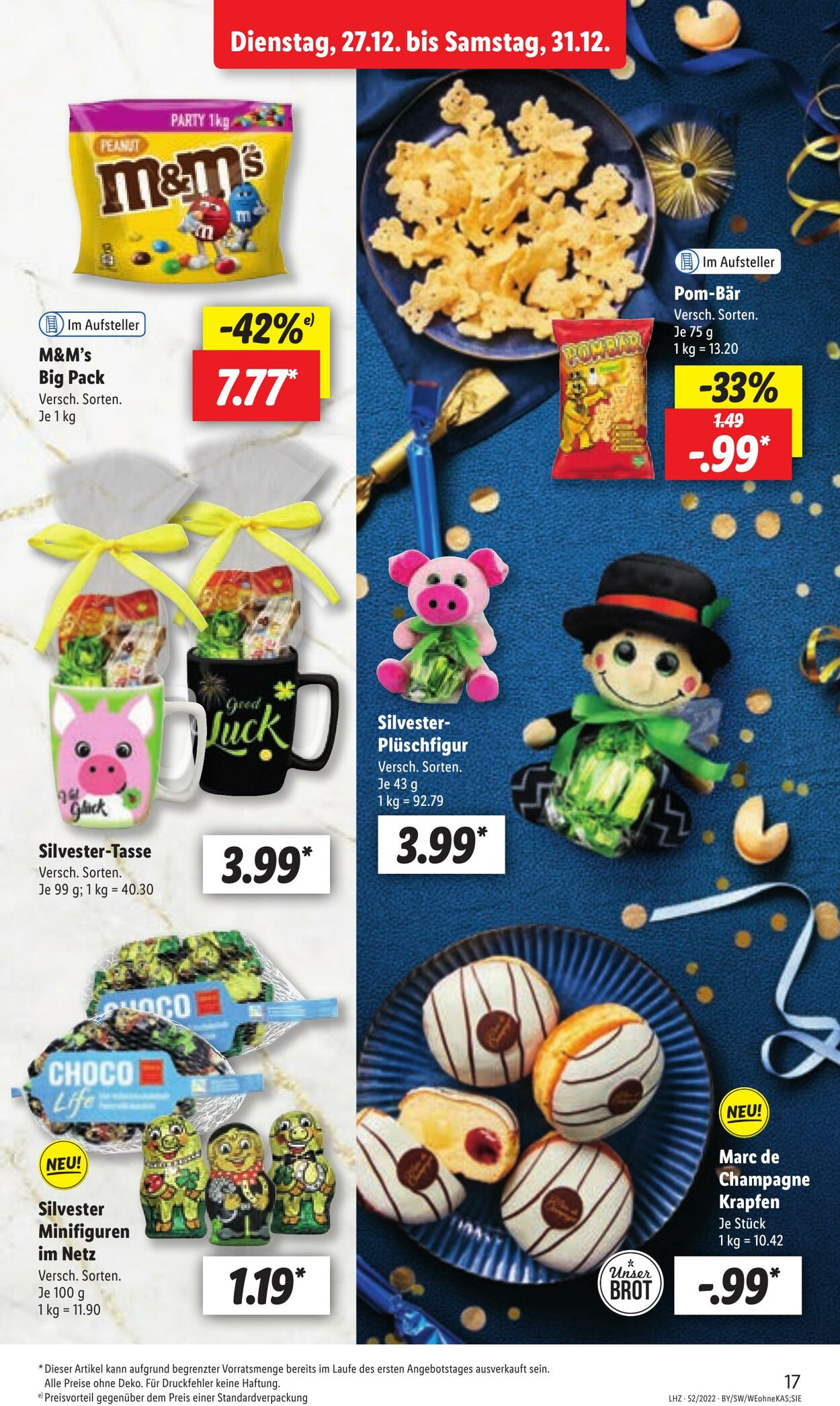 Prospekt Lidl 27.12.2022 - 31.12.2022