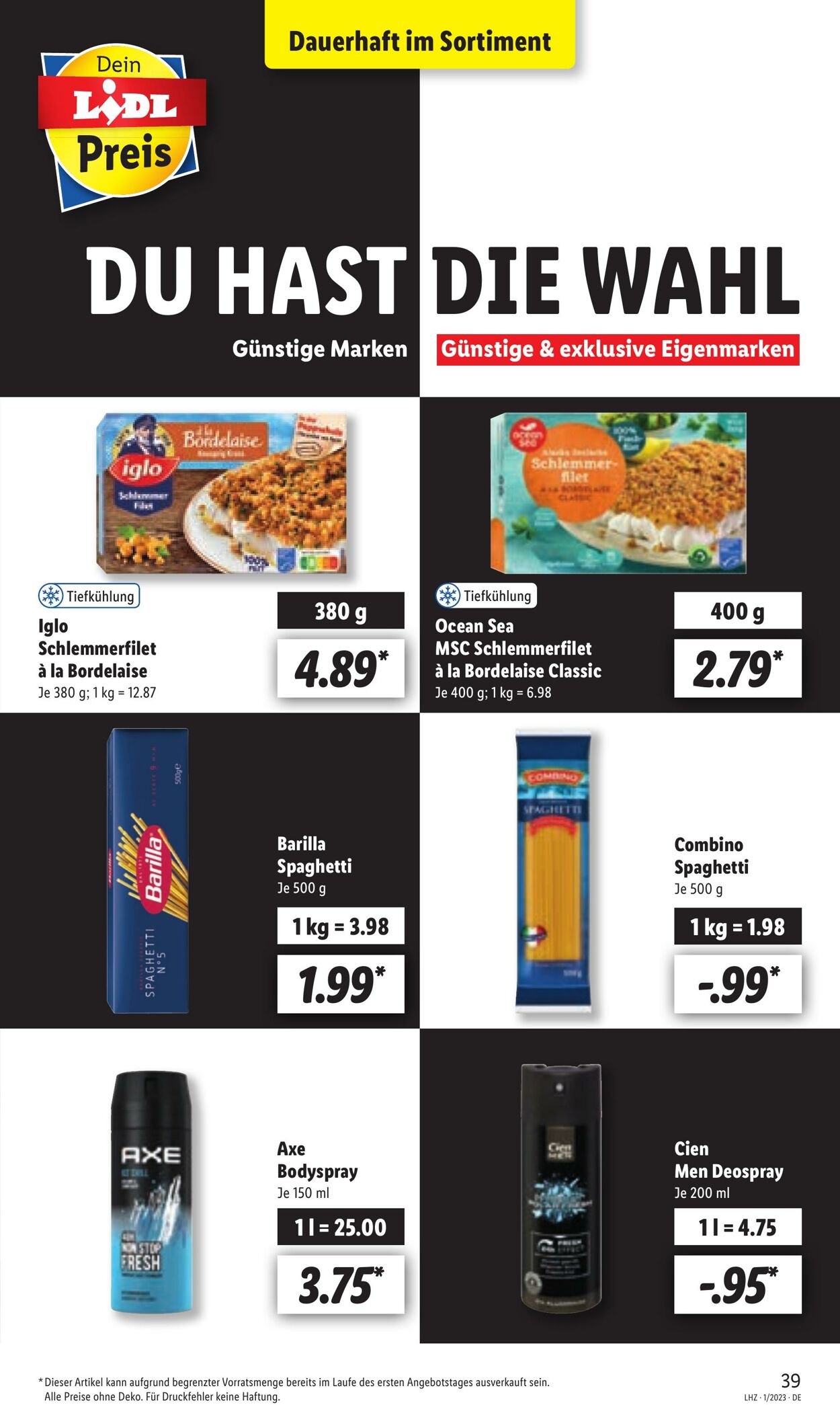 Prospekt Lidl 02.01.2023 - 07.01.2023