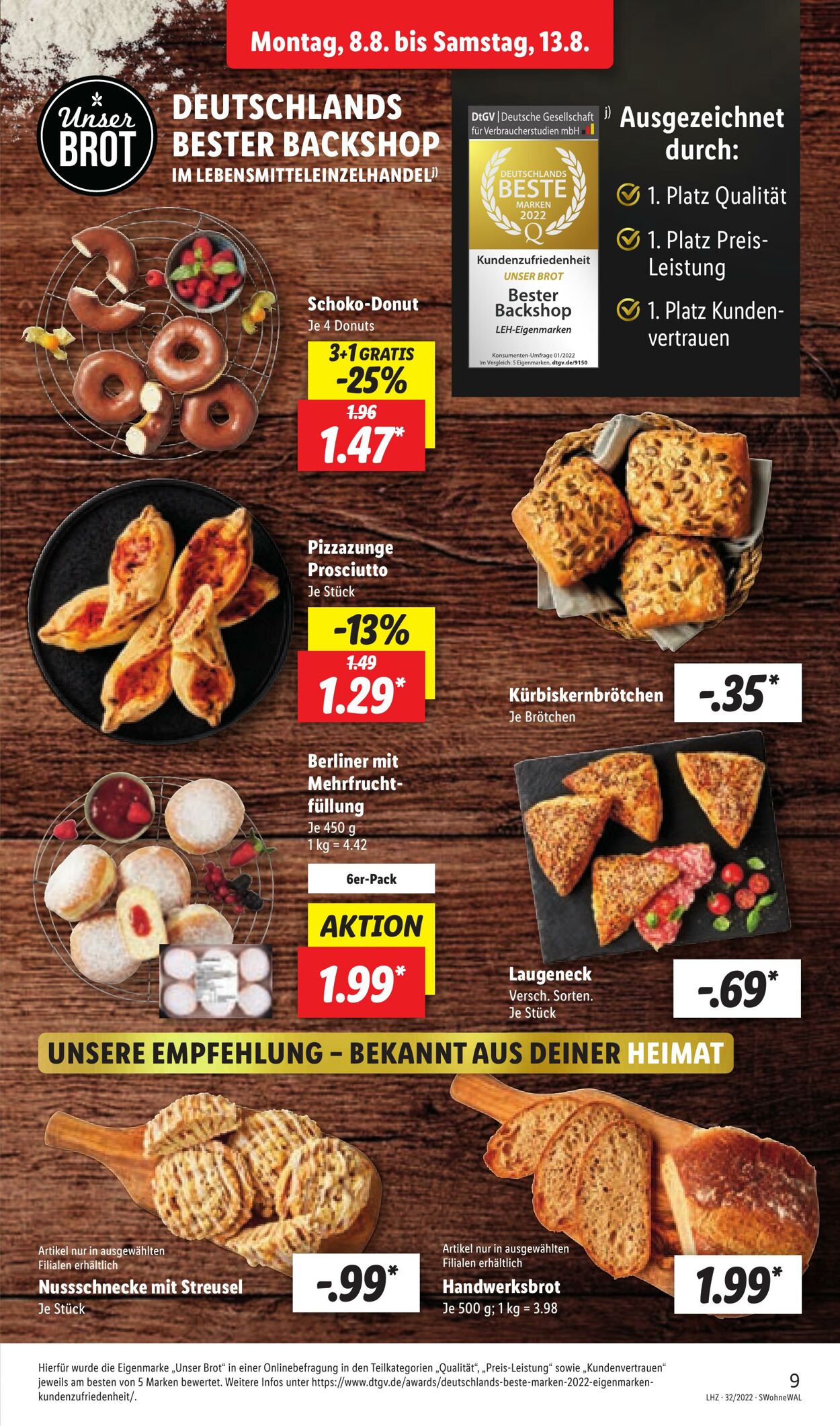 Prospekt Lidl 08.08.2022 - 13.08.2022