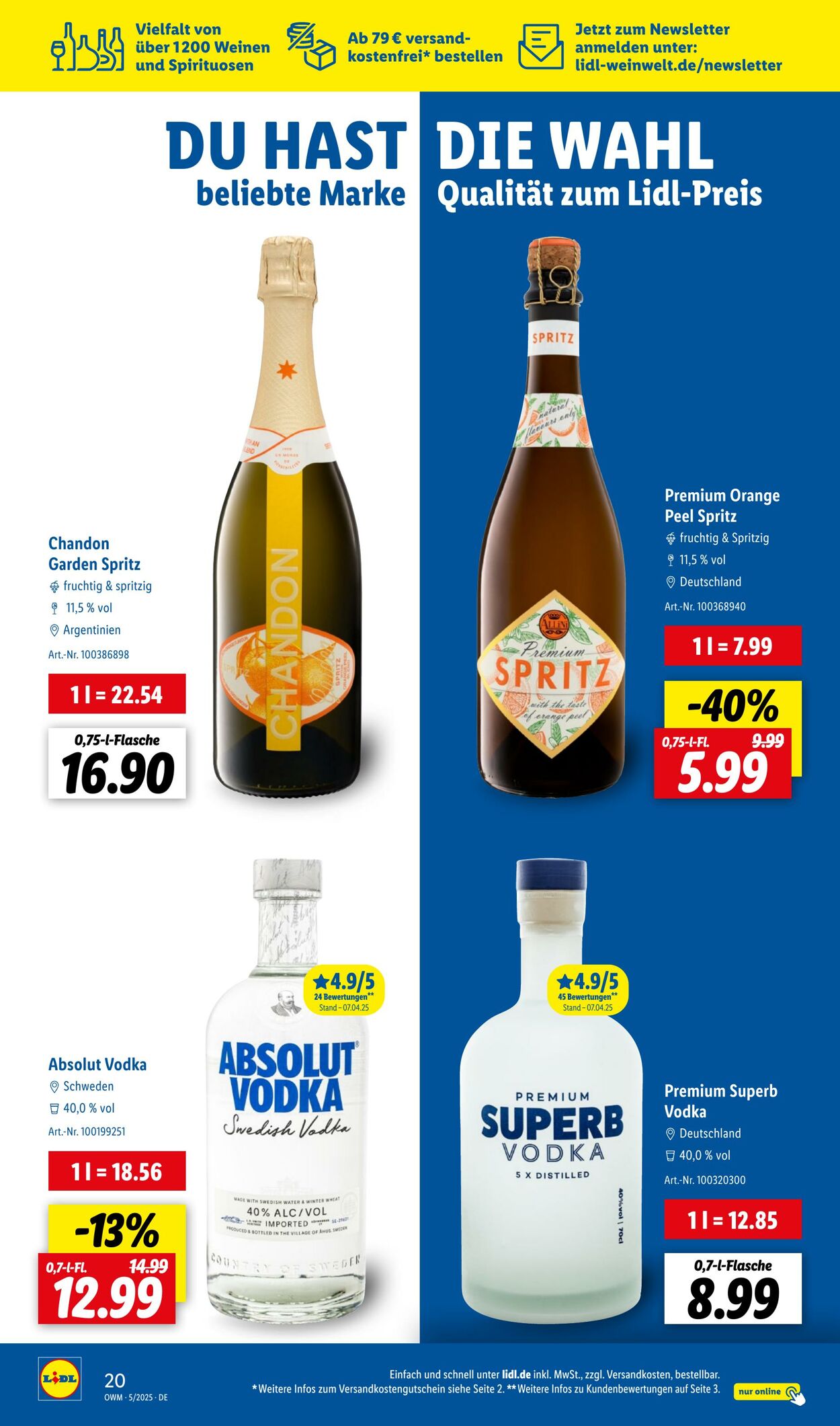 Prospekt Lidl 01.05.2025 - 31.05.2025