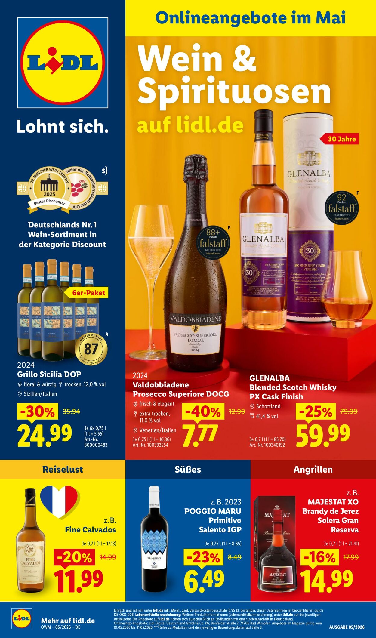 Prospekt Lidl - Unsere Monats-Highlights 1 Mai, 2026 - 31 Mai, 2026