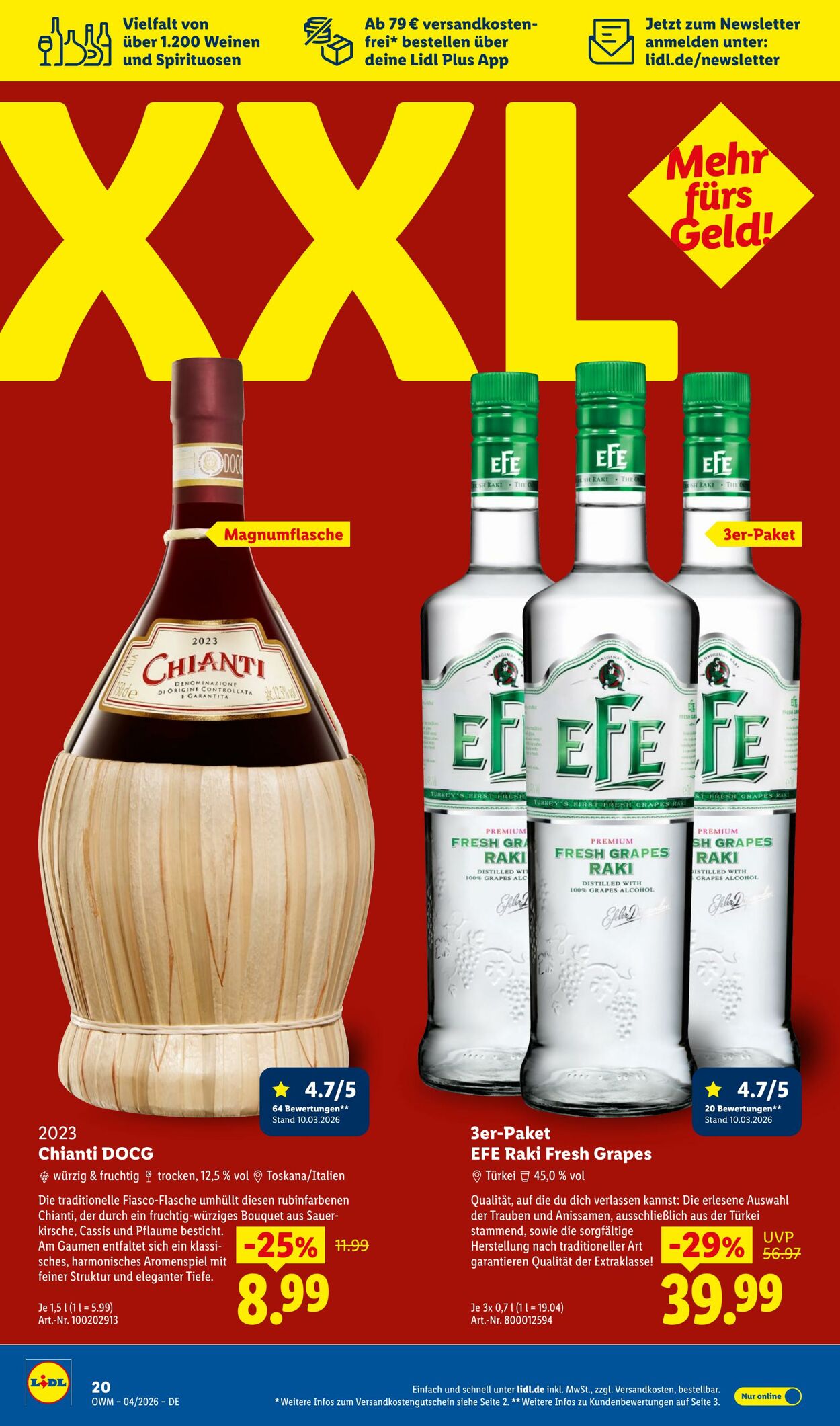 Prospekt Lidl 01.04.2026 - 30.04.2026