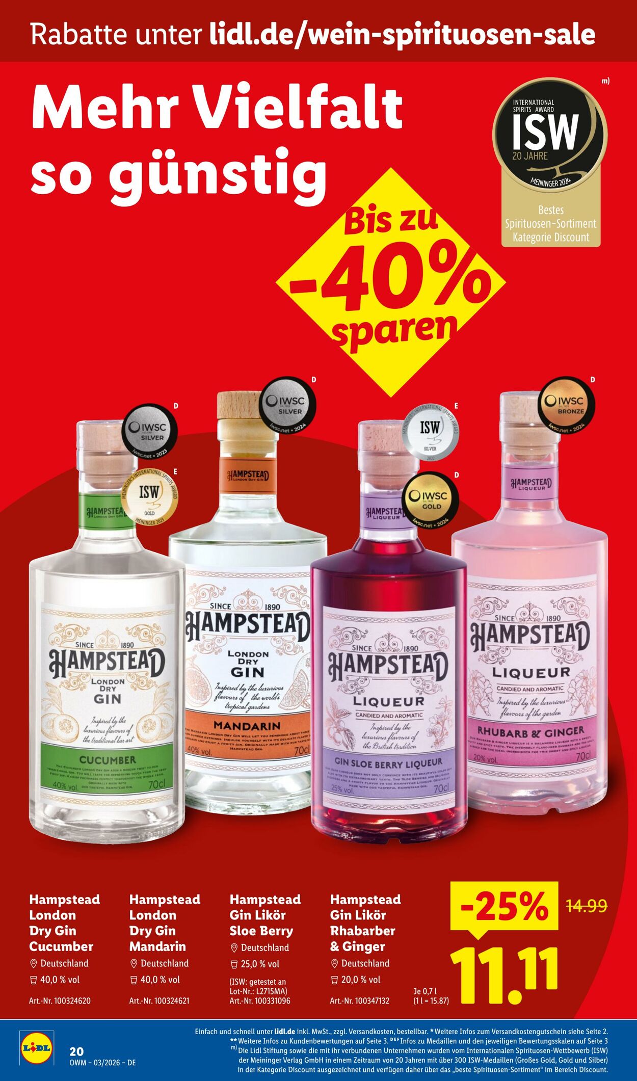 Prospekt Lidl 01.03.2026 - 31.03.2026