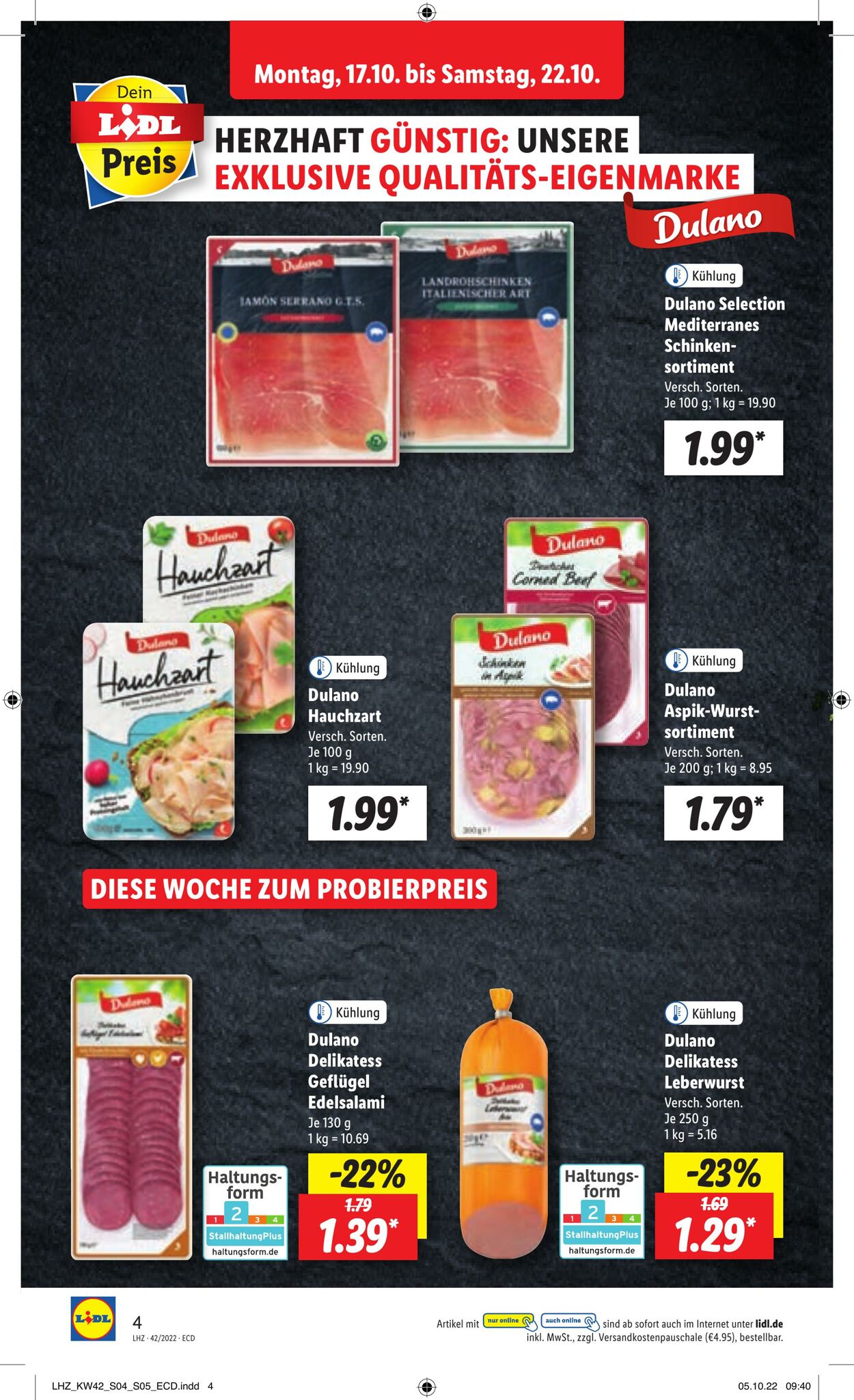 Prospekt Lidl 17.10.2022 - 22.10.2022