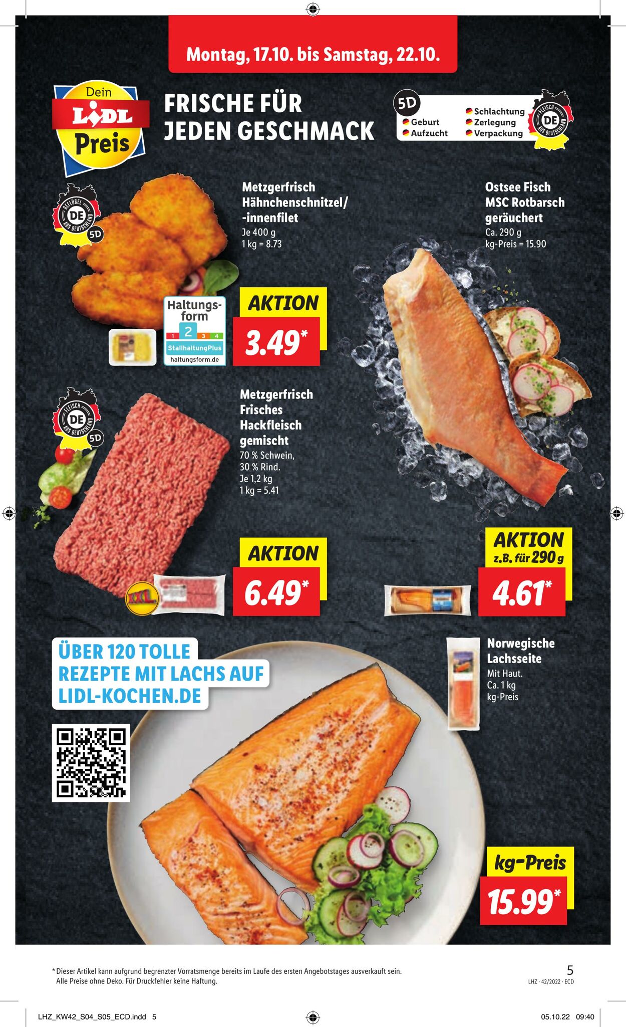 Prospekt Lidl 17.10.2022 - 22.10.2022