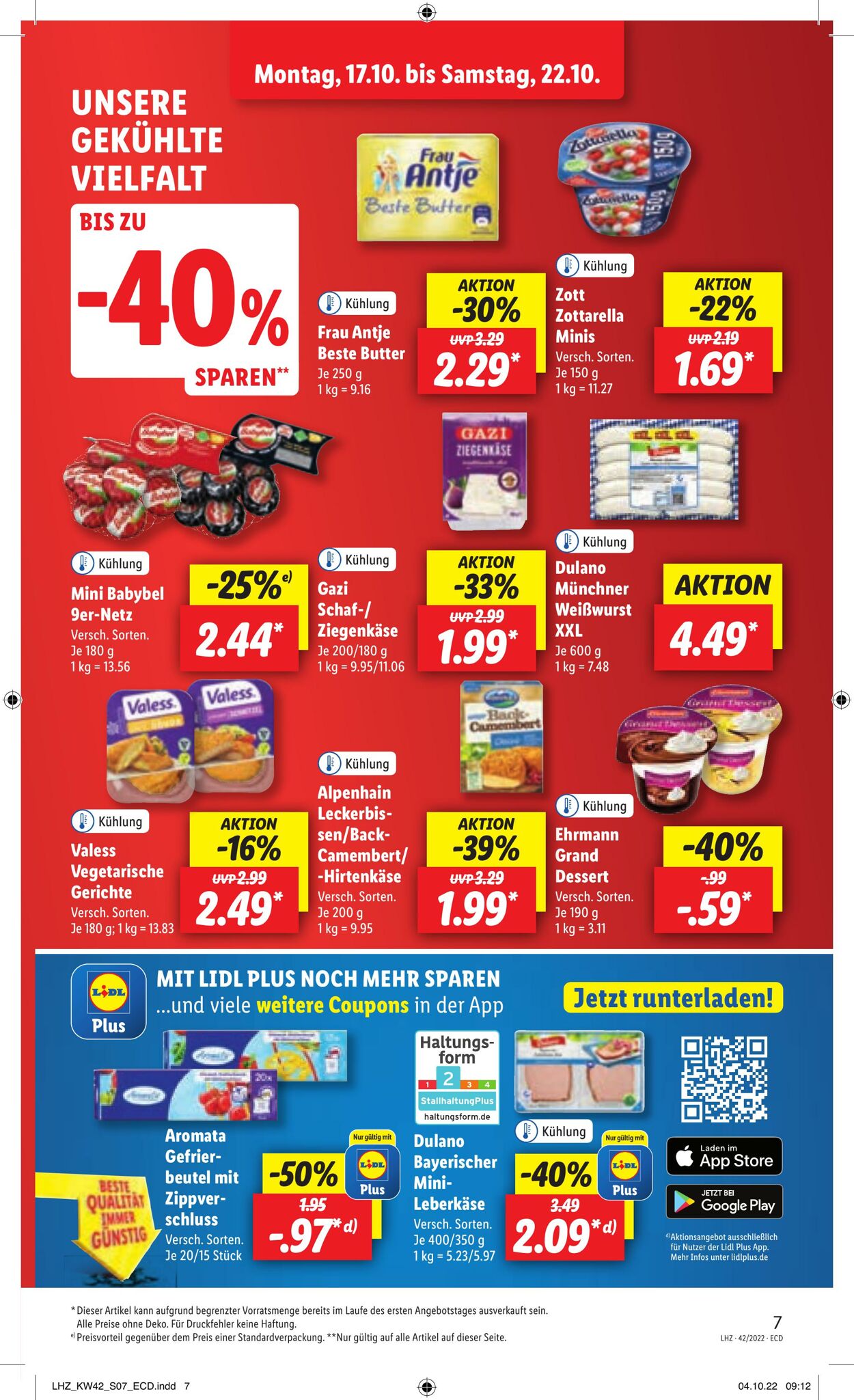 Prospekt Lidl 17.10.2022 - 22.10.2022