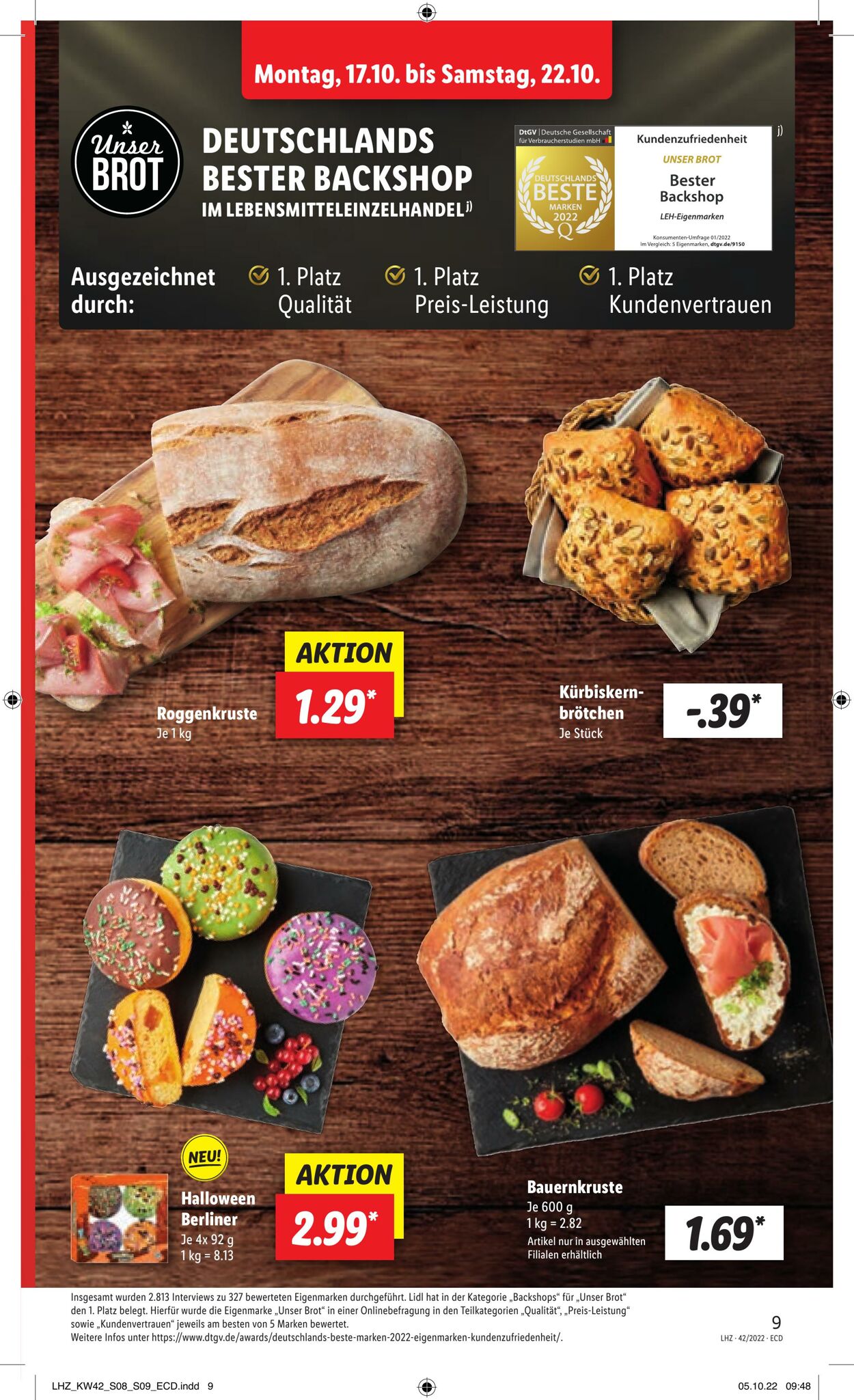 Prospekt Lidl 17.10.2022 - 22.10.2022