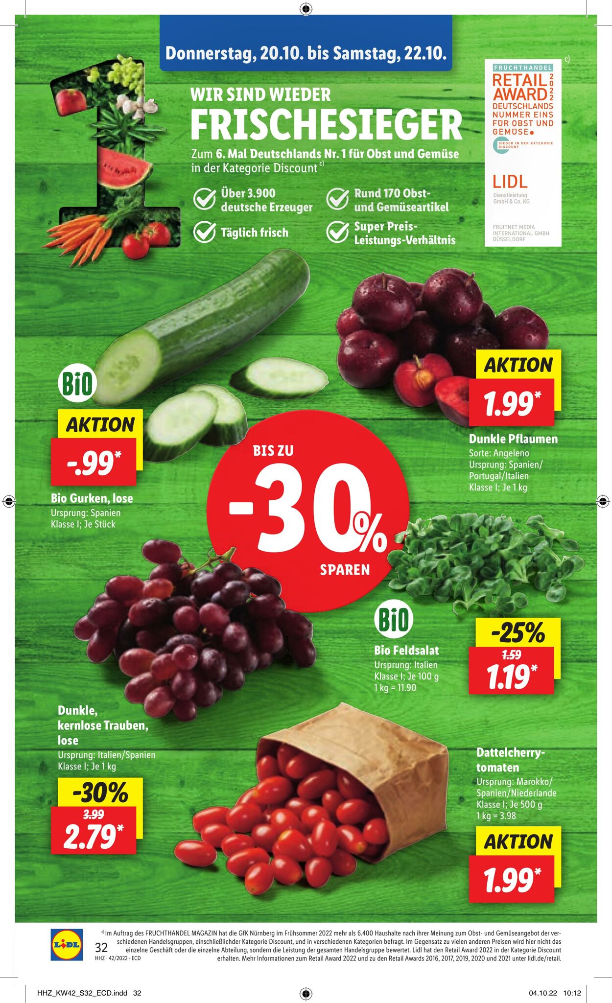 Prospekt Lidl 17.10.2022 - 22.10.2022