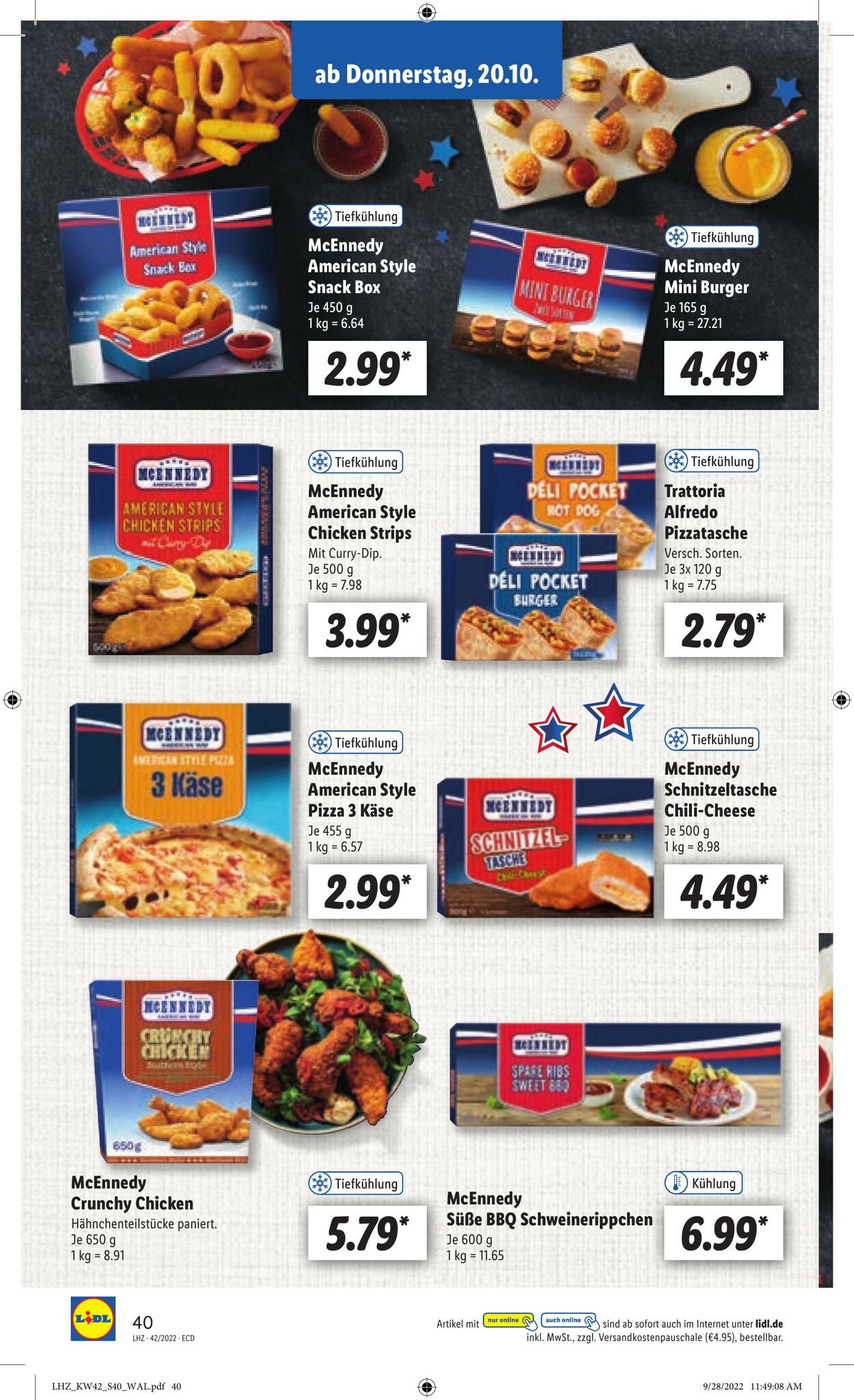 Prospekt Lidl 17.10.2022 - 22.10.2022