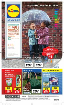 Prospekt Lidl 17.10.2022 - 22.10.2022