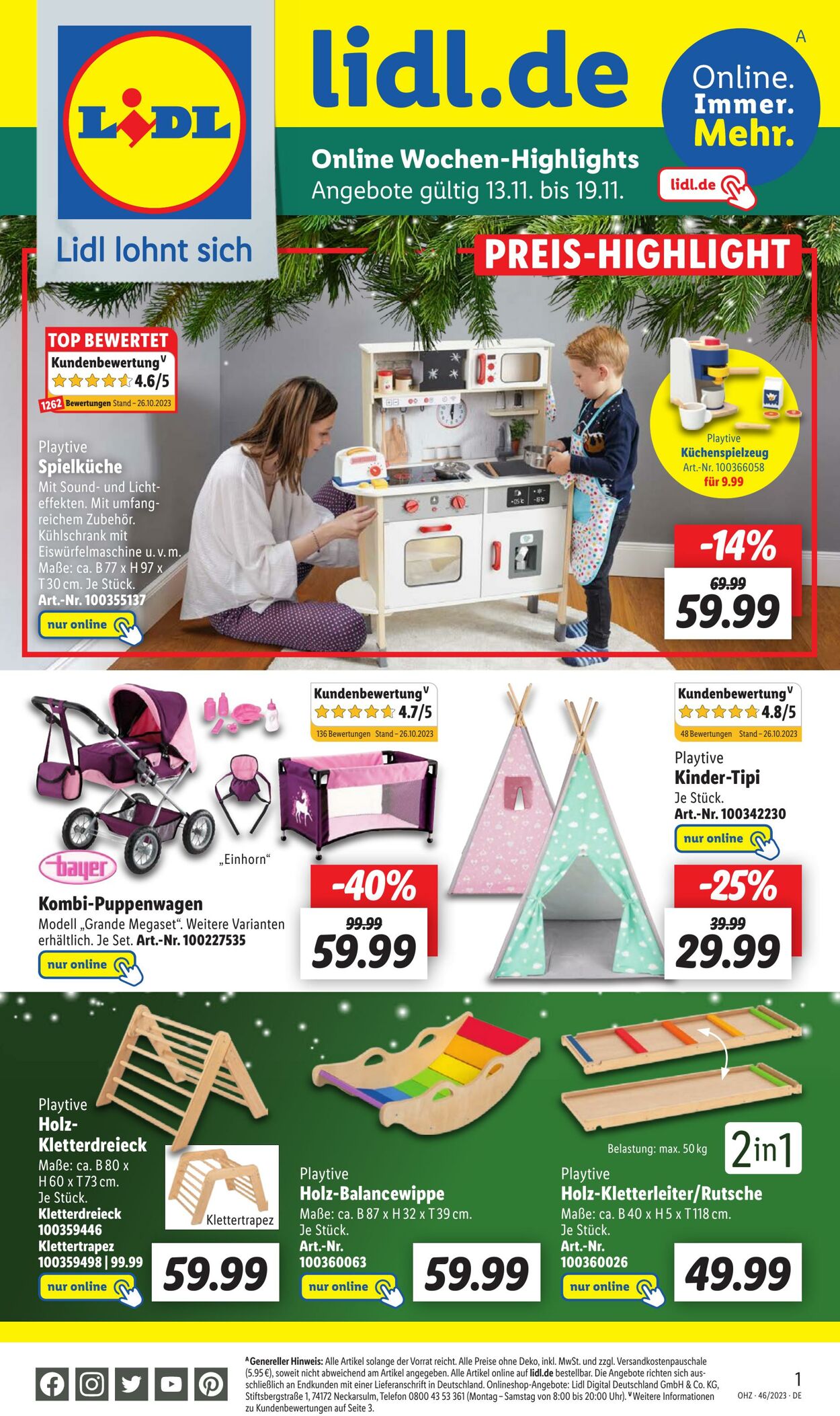 Prospekt Lidl 13.11.0023 - 19.11.0023