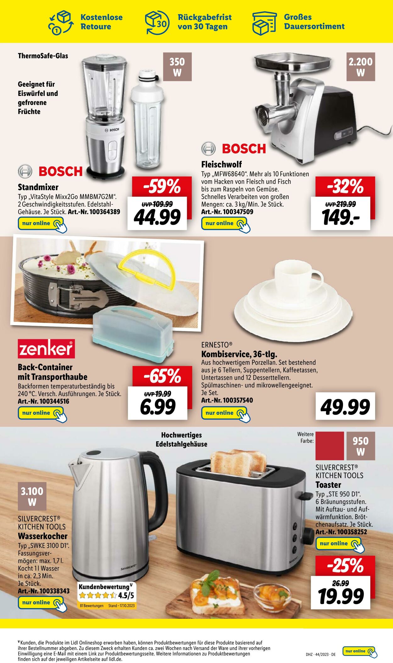 Prospekt Lidl 30.10.0023 - 05.11.0023