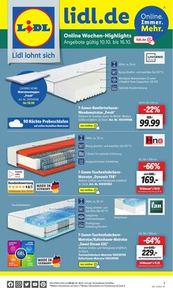 Prospekt Lidl 10.10.2022 - 16.10.2022