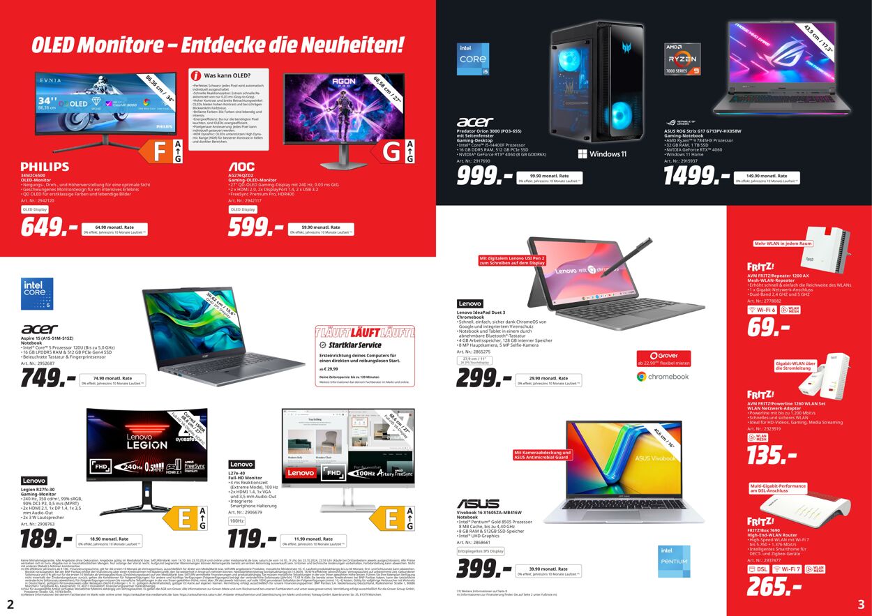 Prospekt Media Markt 14.10.2024 - 23.10.2024