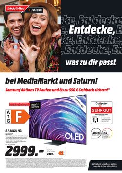 Prospekt Media Markt 26.08.2024 - 01.09.2024