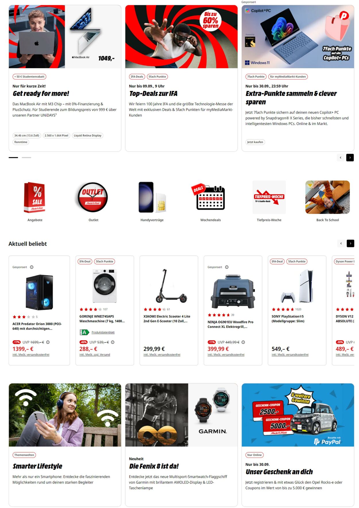 Prospekt Media Markt 02.09.2024 - 09.09.2024