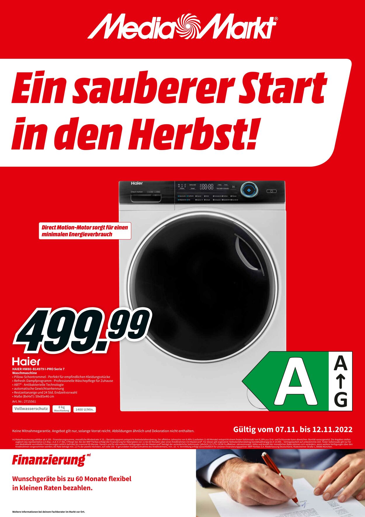 Prospekt Media Markt 07.11.2022 - 12.11.2022