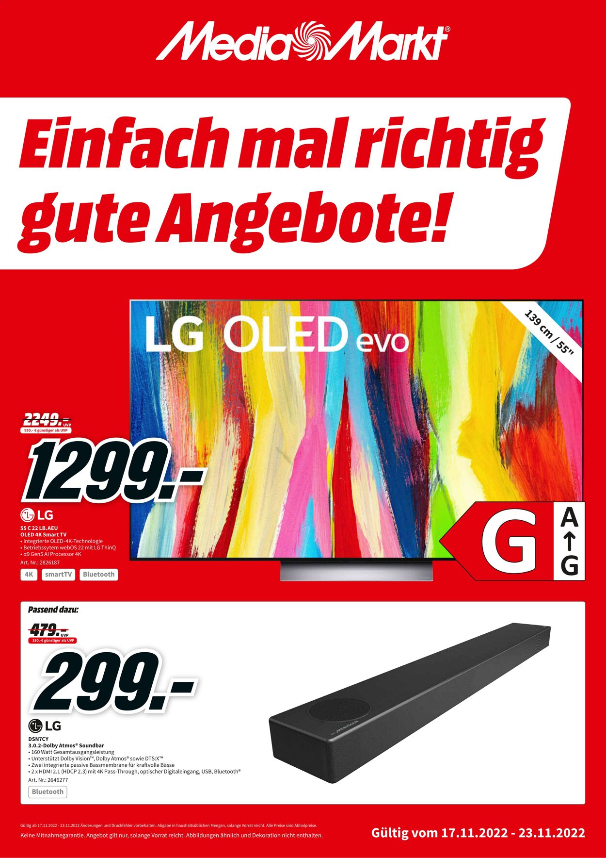 Prospekt Media Markt 17.11.2022 - 23.11.2022