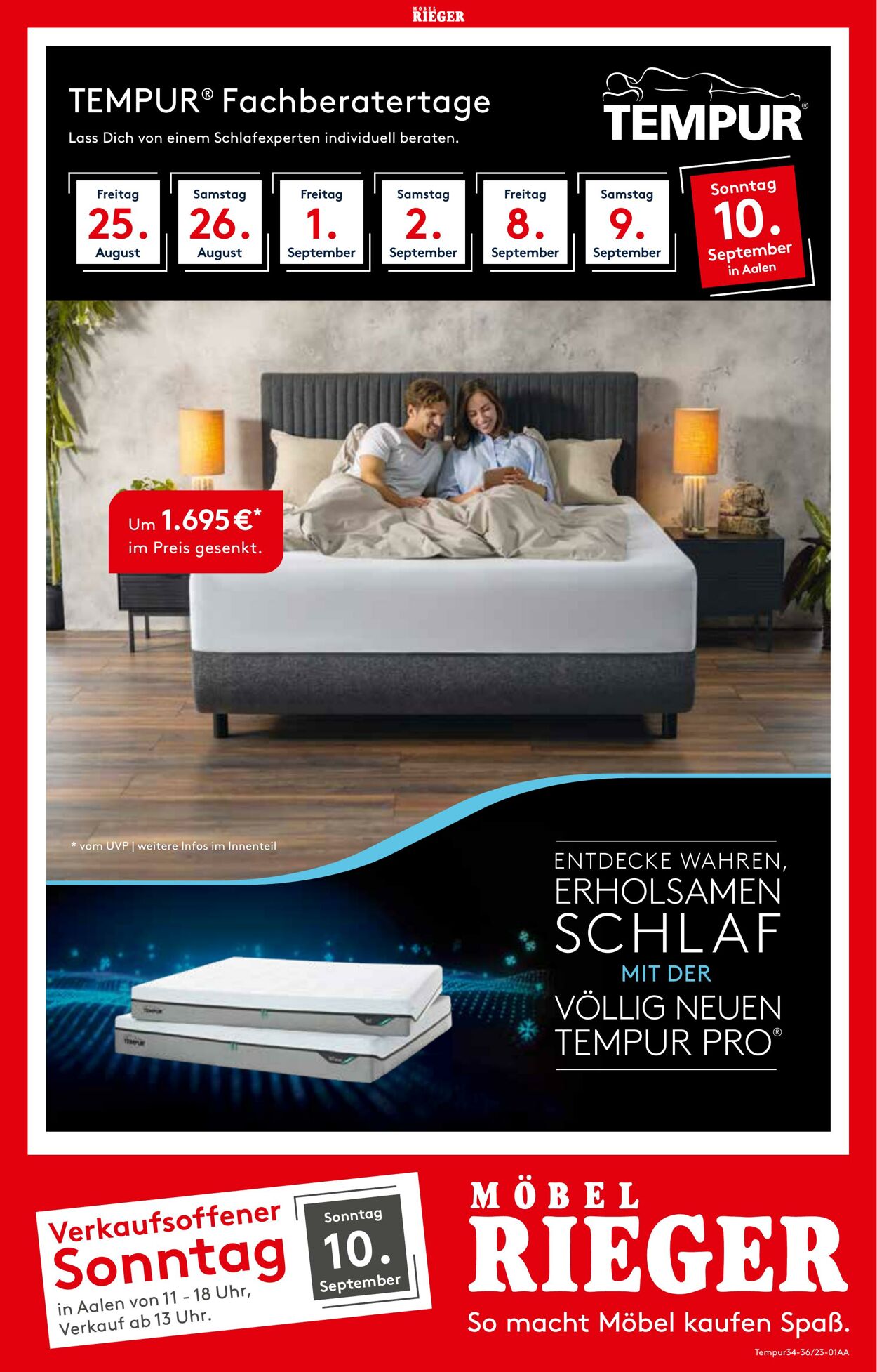 Prospekt Möbel Rieger - Prospekte Aalen 5 25 Aug, 2023 - 10 Sep, 2023