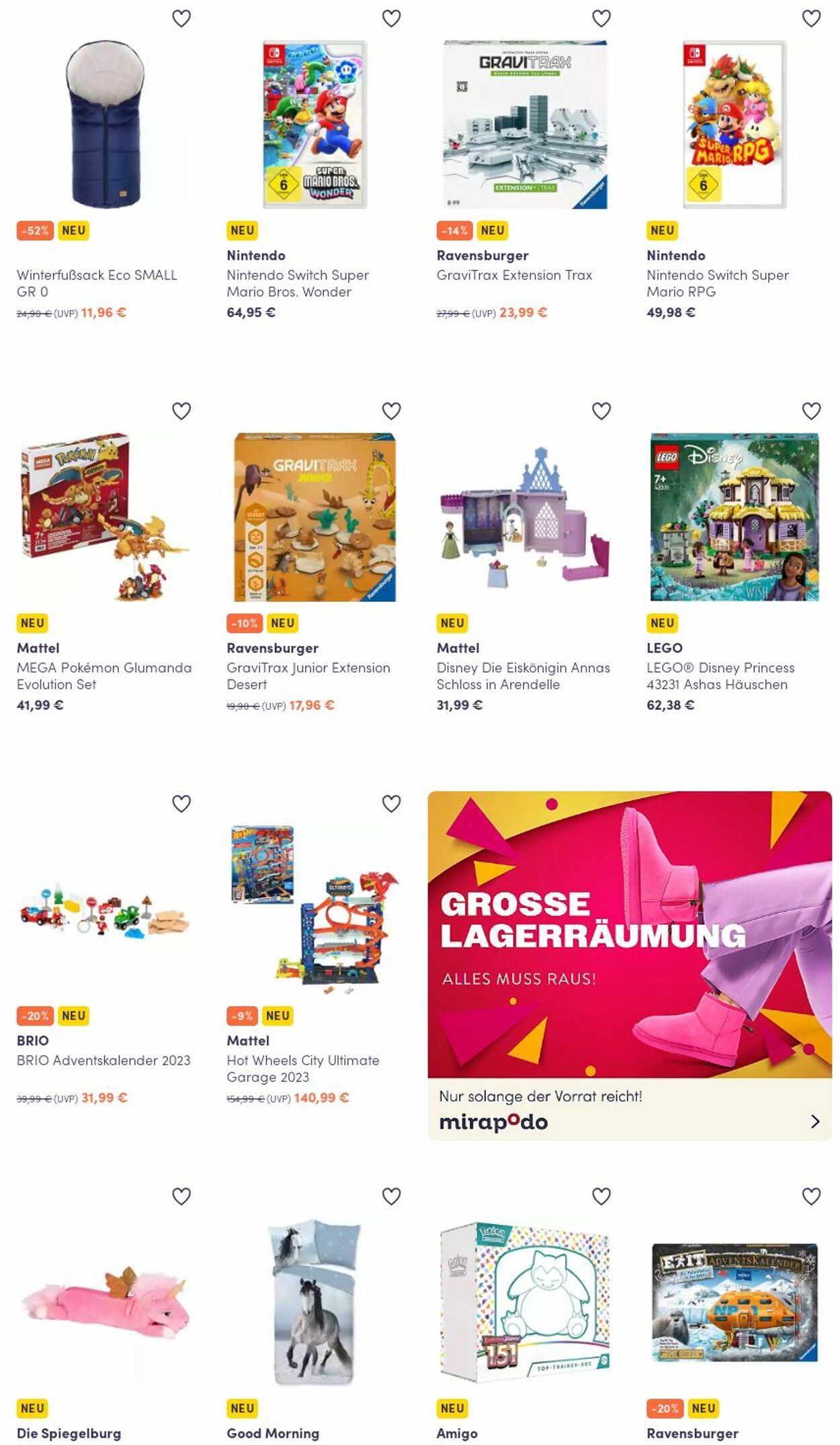 Prospekt myToys - Räumungsverkauf: Alles muss raus – Spielzeug, Multimedia, Babyartikel & mehr 18 Dez, 2023 - 27 Dez, 2023