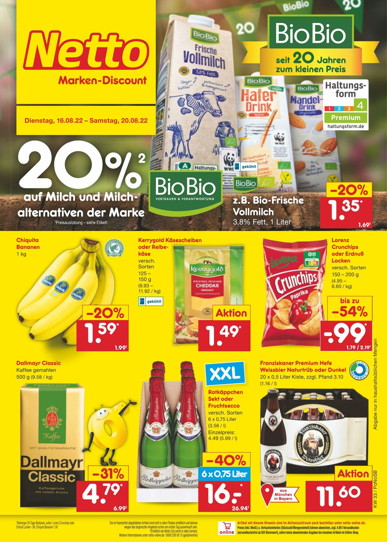 Prospekt Netto-Marken-Discount 16.08.2022 - 20.08.2022