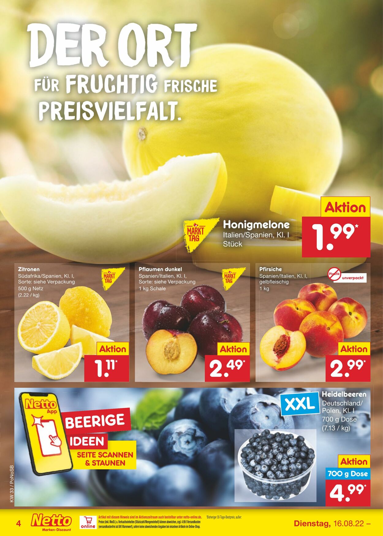 Prospekt Netto-Marken-Discount 16.08.2022 - 20.08.2022