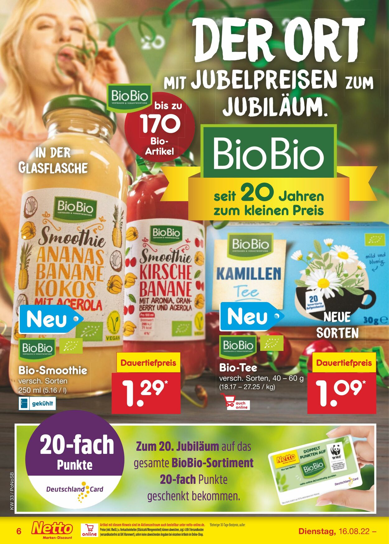 Prospekt Netto-Marken-Discount 16.08.2022 - 20.08.2022