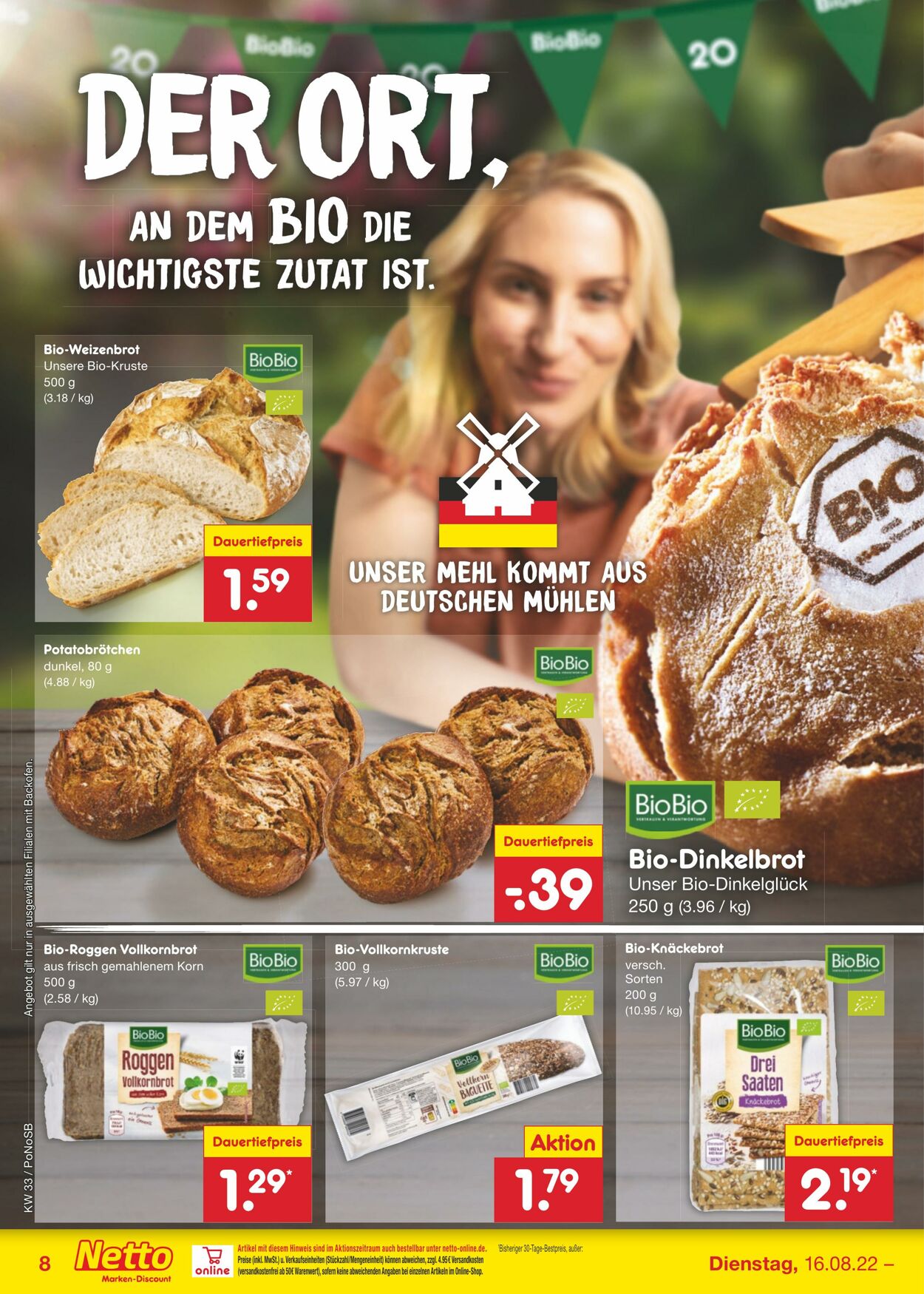 Prospekt Netto-Marken-Discount 16.08.2022 - 20.08.2022