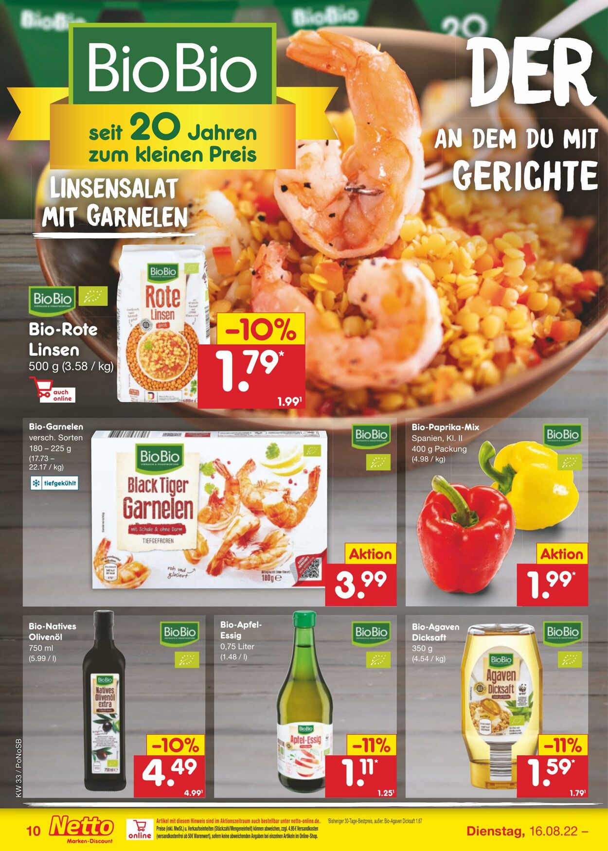 Prospekt Netto-Marken-Discount 16.08.2022 - 20.08.2022