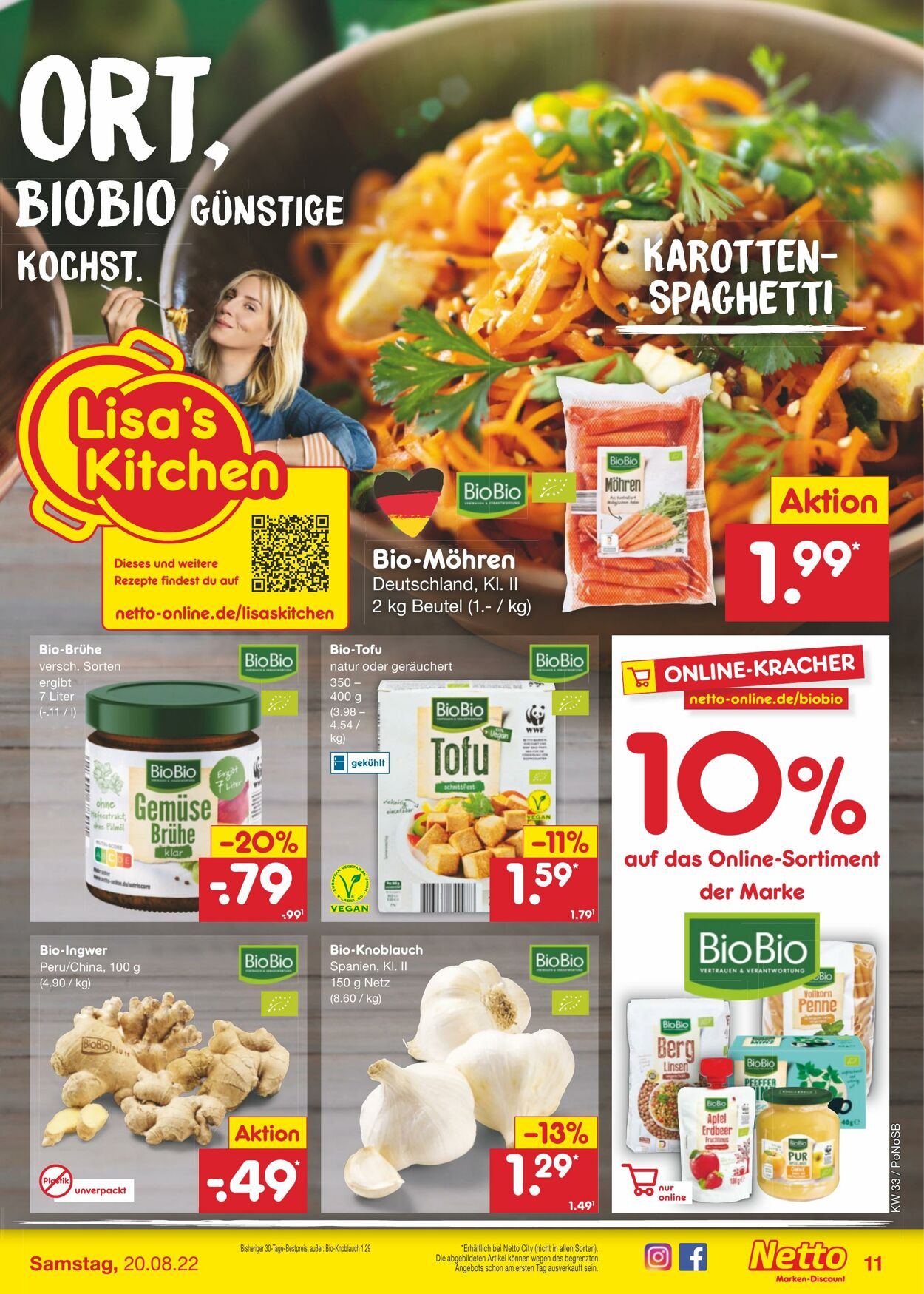 Prospekt Netto-Marken-Discount 16.08.2022 - 20.08.2022