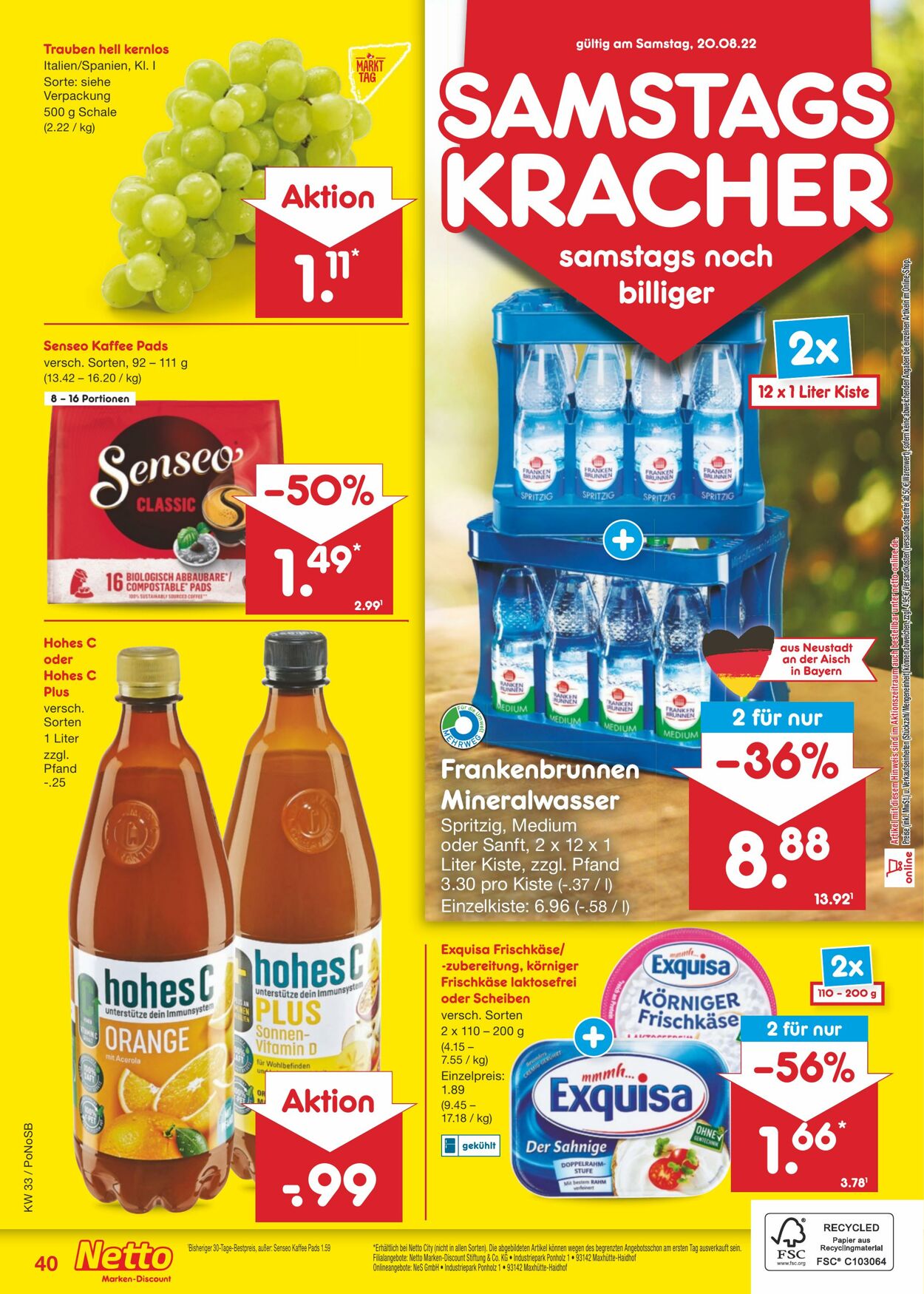 Prospekt Netto-Marken-Discount 16.08.2022 - 20.08.2022