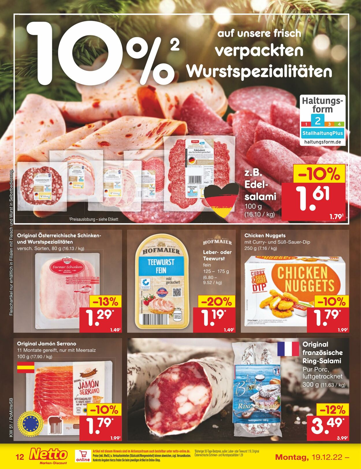 Prospekt Netto-Marken-Discount 19.12.2022 - 24.12.2022