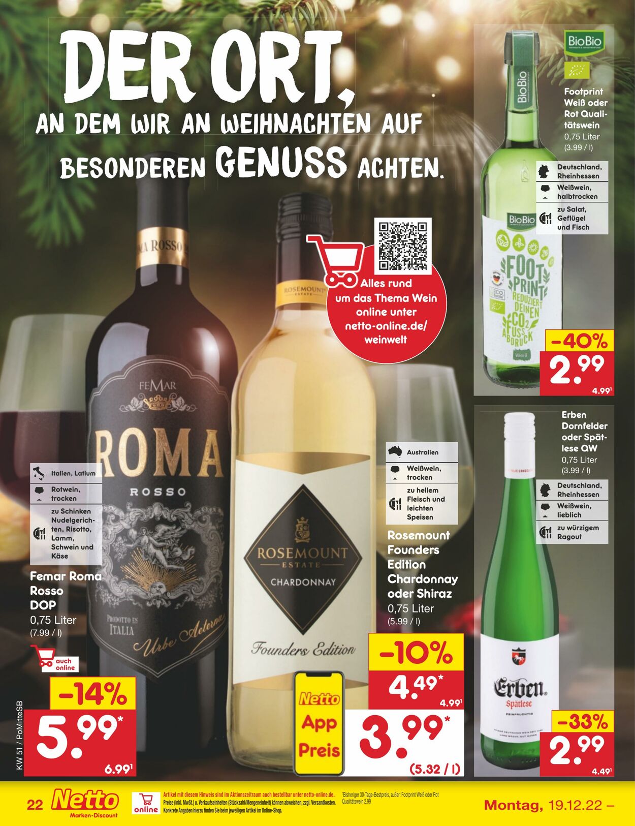 Prospekt Netto-Marken-Discount 19.12.2022 - 24.12.2022