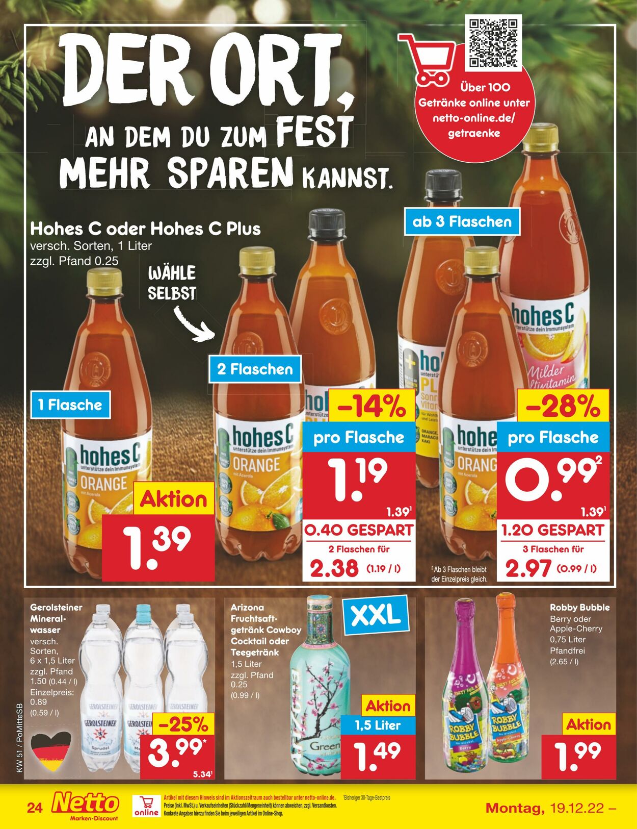 Prospekt Netto-Marken-Discount 19.12.2022 - 24.12.2022