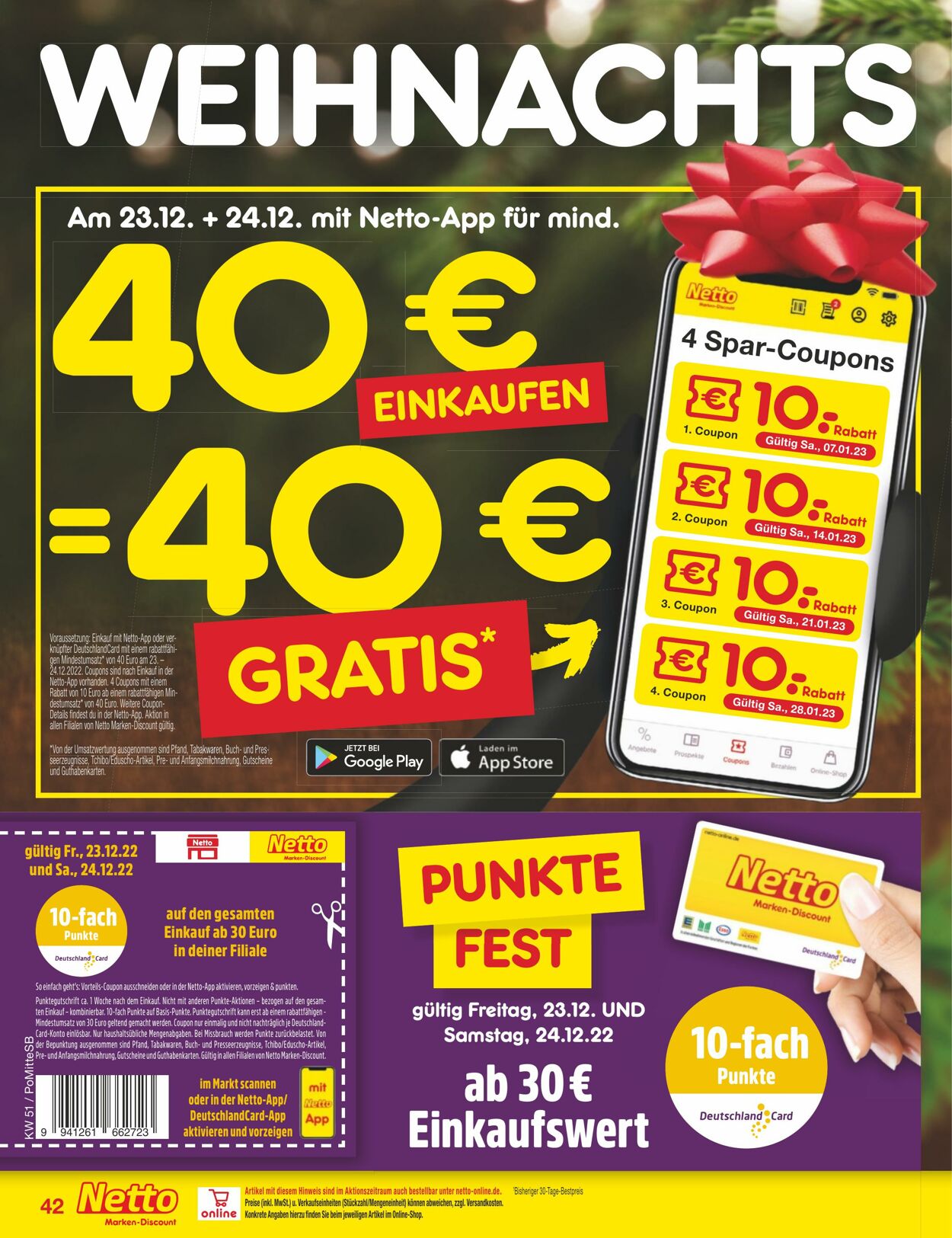 Prospekt Netto-Marken-Discount 19.12.2022 - 24.12.2022