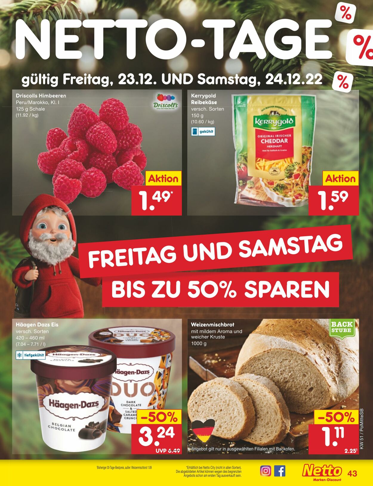 Prospekt Netto-Marken-Discount 19.12.2022 - 24.12.2022