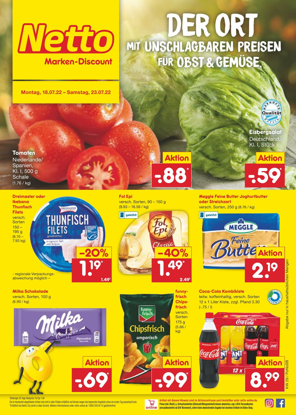 Prospekt Netto-Marken-Discount 18.07.2022 - 23.07.2022