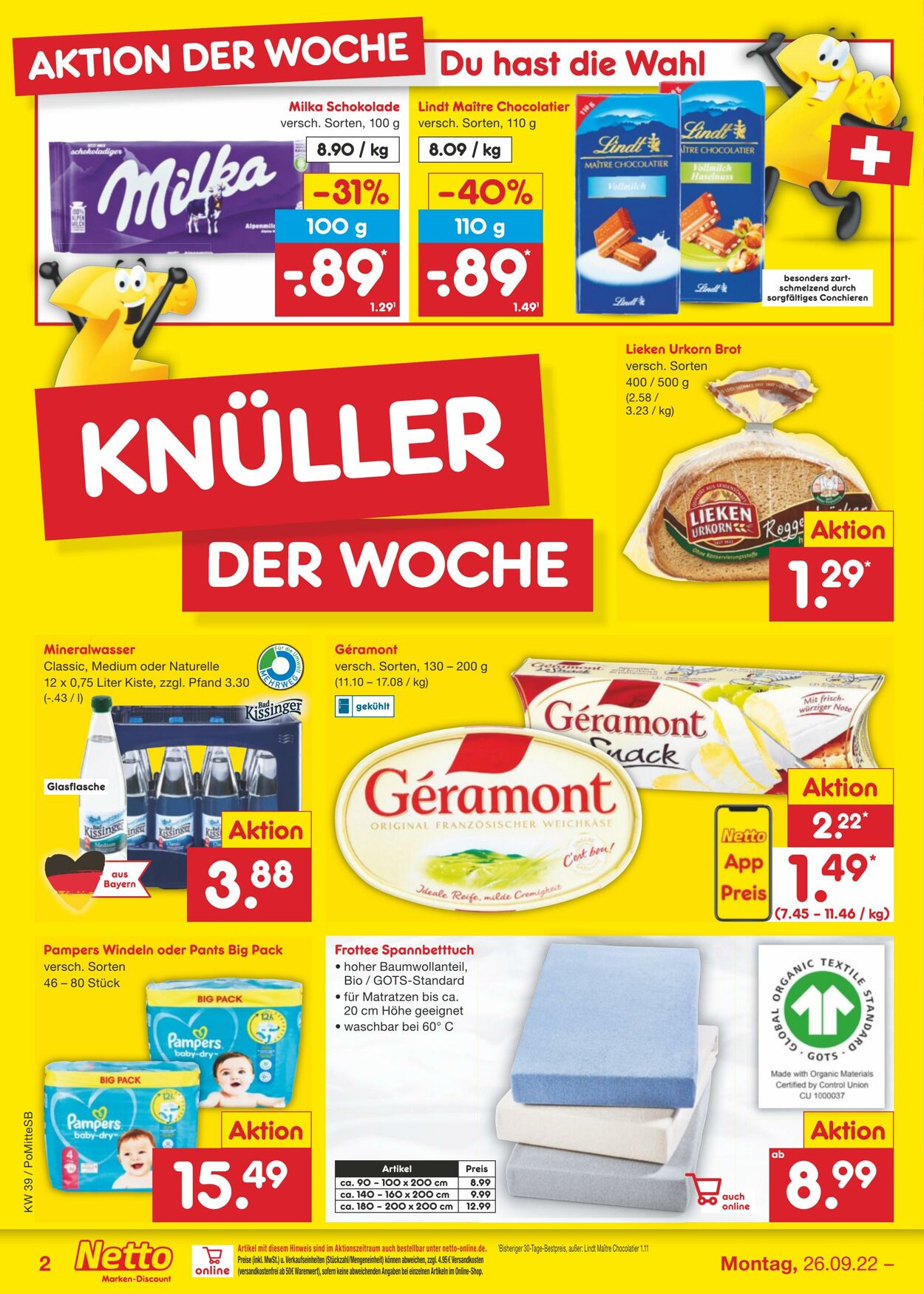 Prospekt Netto-Marken-Discount 26.09.2022 - 01.10.2022