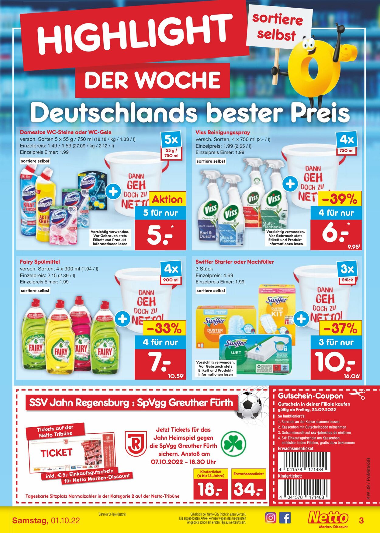 Prospekt Netto-Marken-Discount 26.09.2022 - 01.10.2022