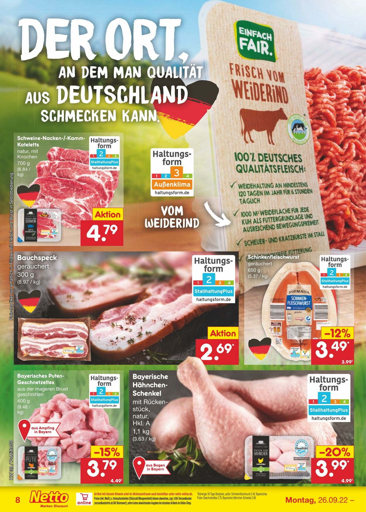 Prospekt Netto-Marken-Discount 26.09.2022 - 01.10.2022