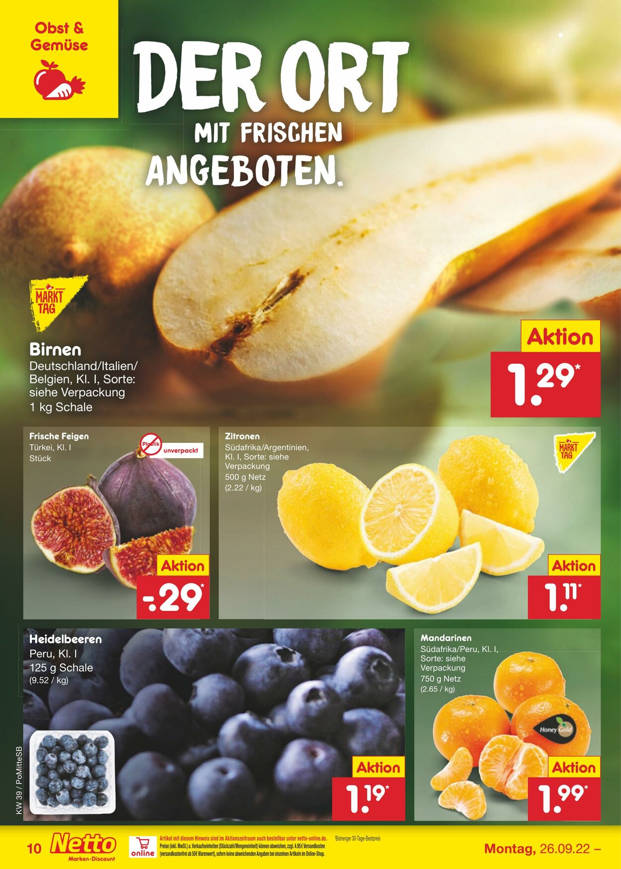 Prospekt Netto-Marken-Discount 26.09.2022 - 01.10.2022