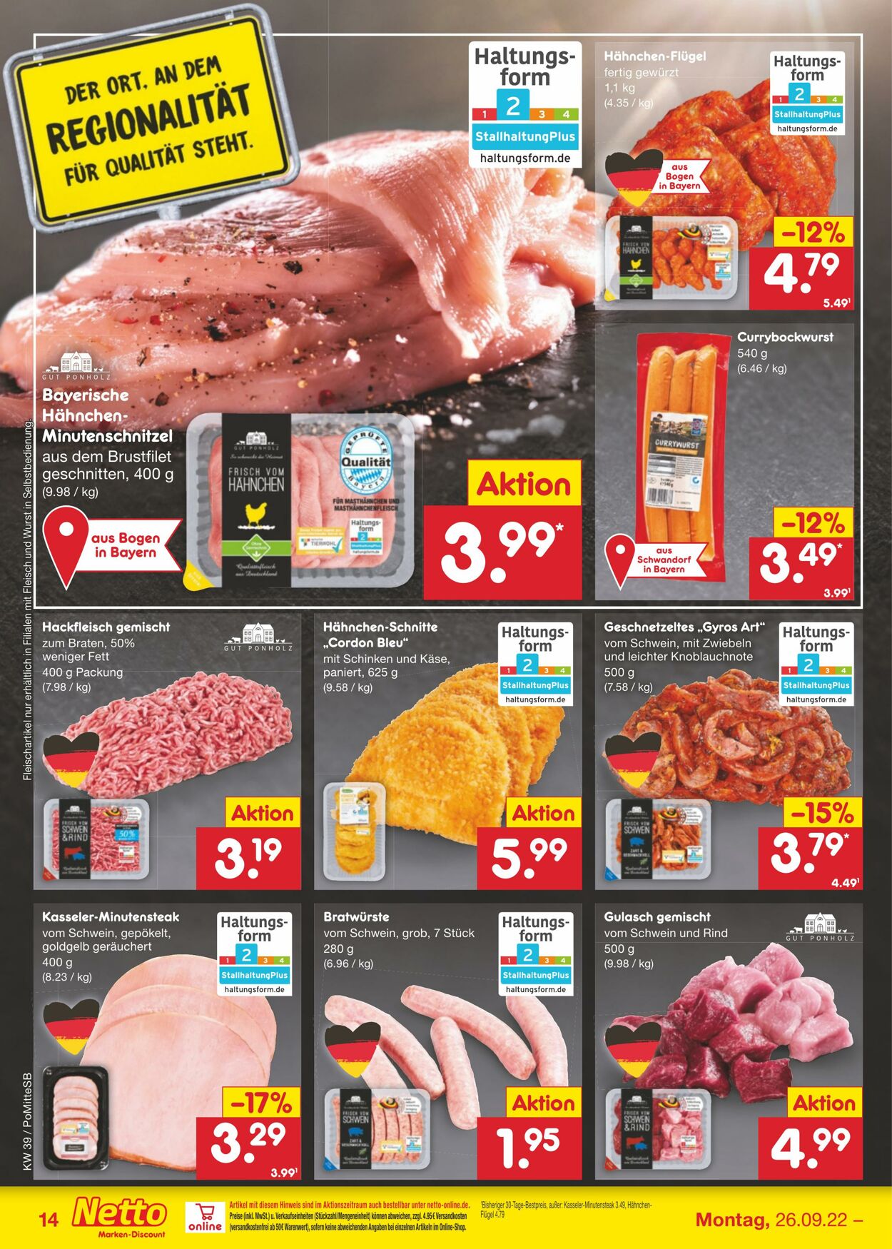 Prospekt Netto-Marken-Discount 26.09.2022 - 01.10.2022