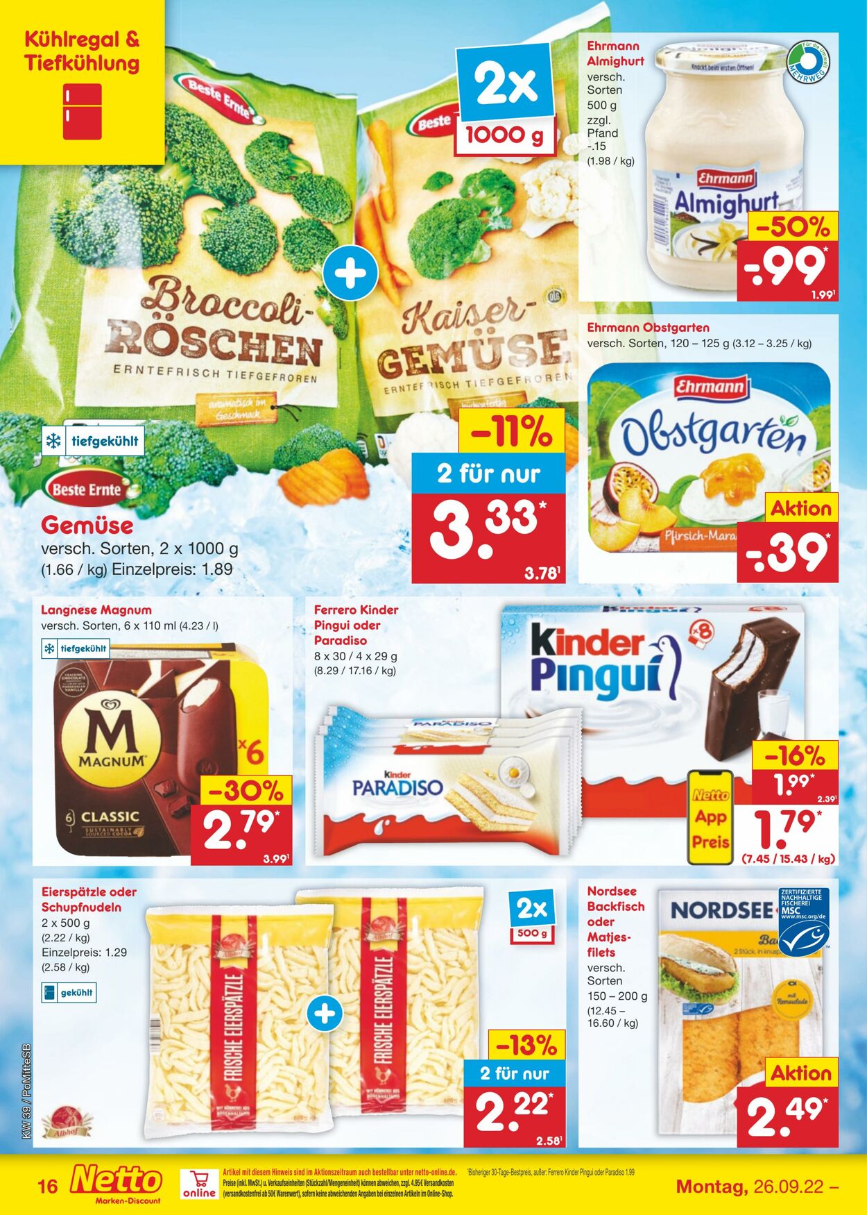 Prospekt Netto-Marken-Discount 26.09.2022 - 01.10.2022